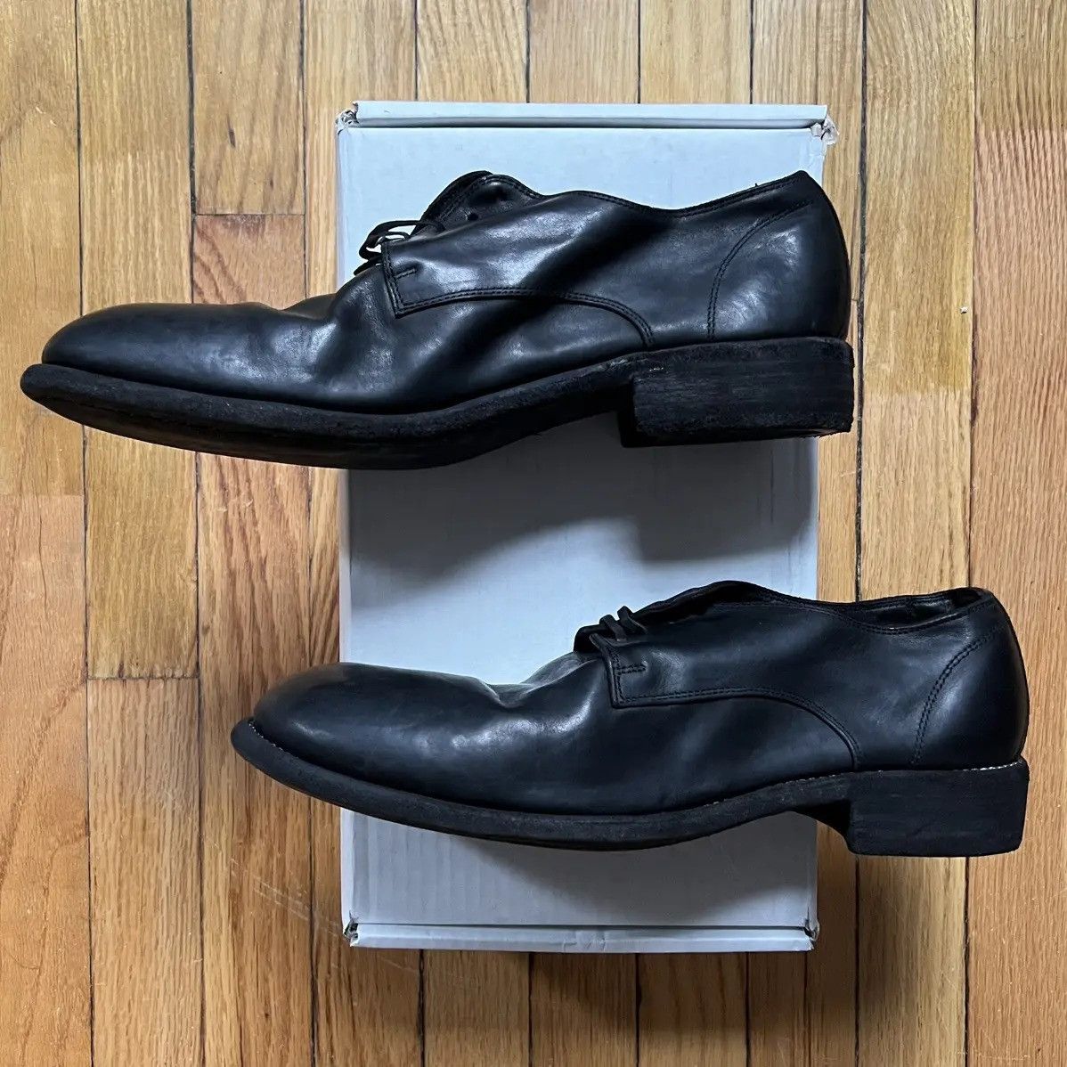 Guidi Guidi 992x Black Horse Full Grain Leather Derby Size US 12 / EU 45 - 2 Thumbnail