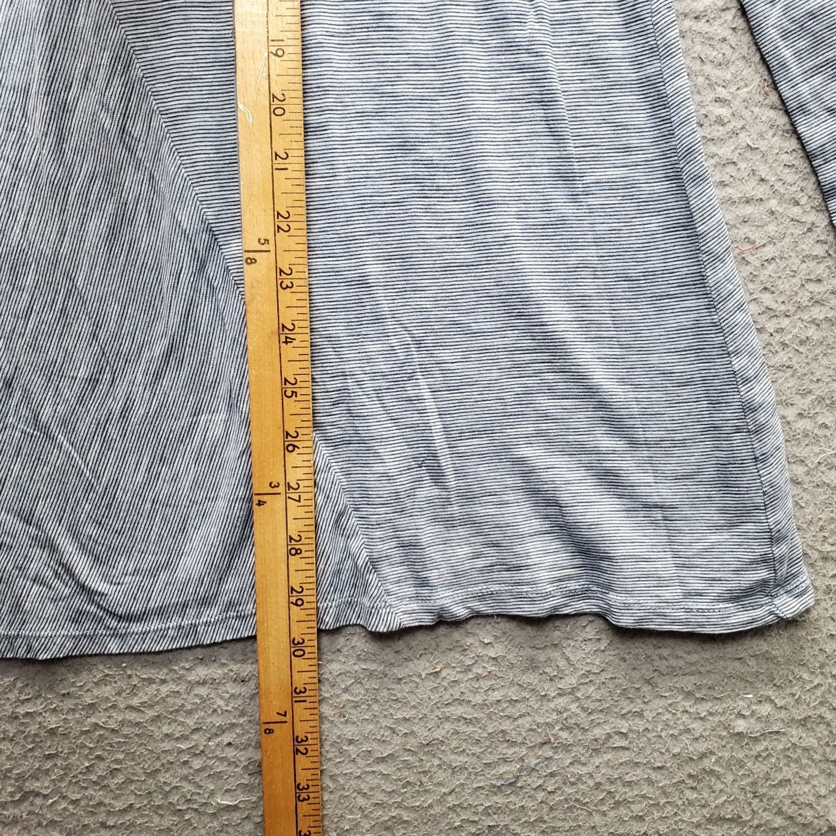 J. Jill J. Jill Shirt Womens M Pinstripe Cotton Long Sleeve Round Neck Size M / US 6-8 / IT 42-44 - 4 Thumbnail