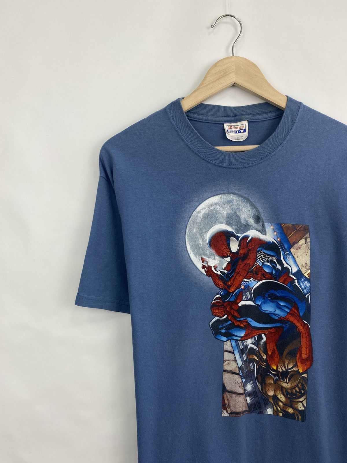 Marvel Comics × Vintage 🕷️🇺🇸 Vintage 2002 Spiderman Marvel Comics t-shirt Y2K Size US L / EU 52-54 / 3 - 2 Thumbnail