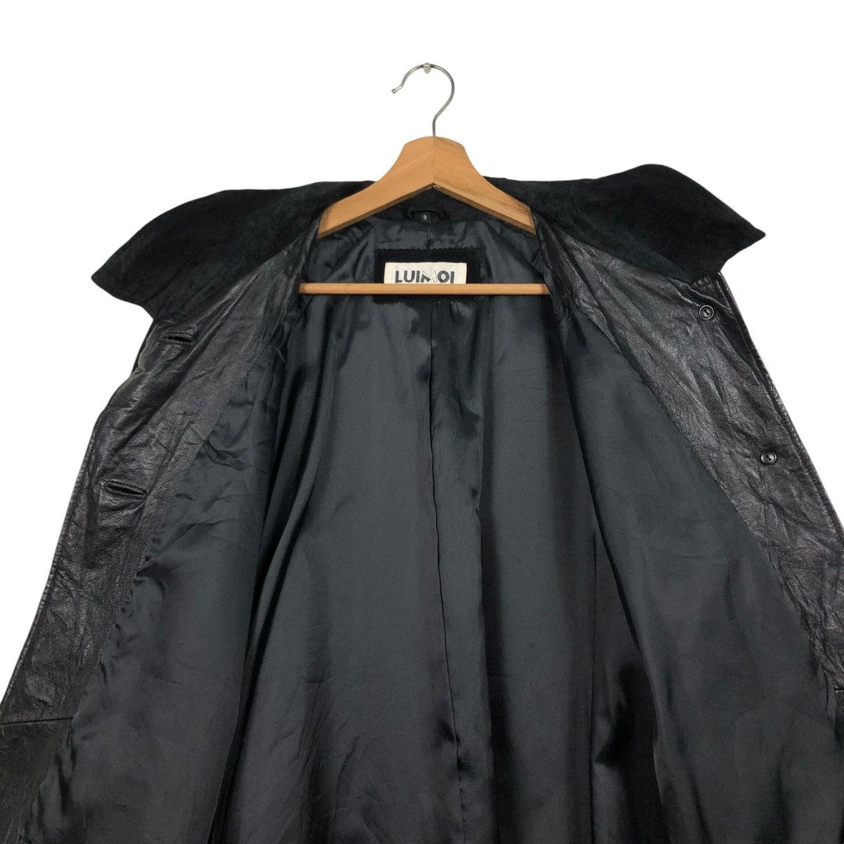 Japanese Brand 🔥VINTAGE CROPPED GENUINE LEATHER JACKET LUIMOI ISSEY MIYAKE Size US M / EU 48-50 / 2 - 16 Thumbnail
