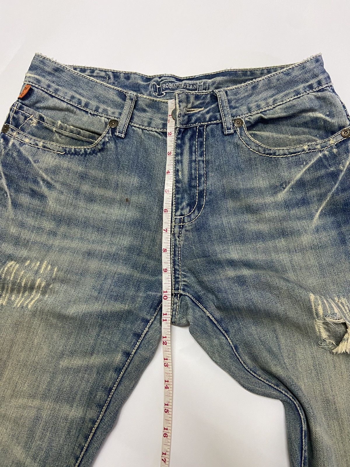 Robins Jeans DISTRESSED ROBIN'S JEANS Size US 31 - 15 Thumbnail