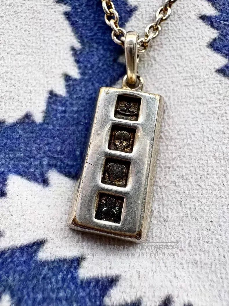 Vivienne Westwood Vivienne Westwood Saturn Heart Skull Silver Ingot Size ONE SIZE - 2 Thumbnail