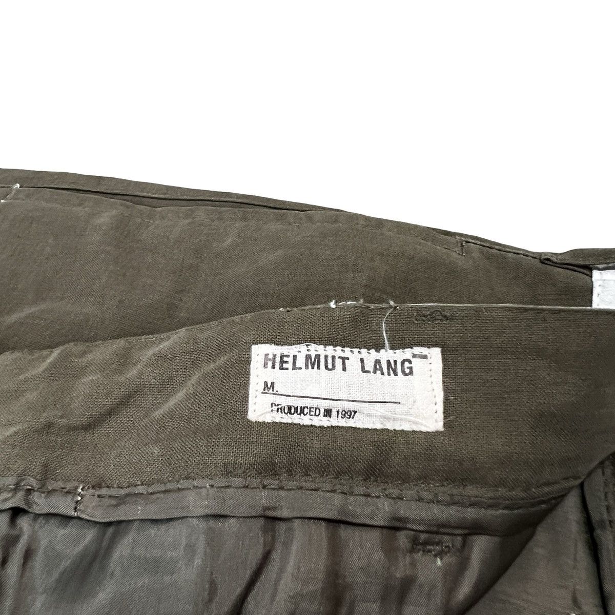 Helmut Lang HELMUT LANG 1997 White Painted Waistband Trousers 50 Size US 32 / EU 48 - 7 Thumbnail