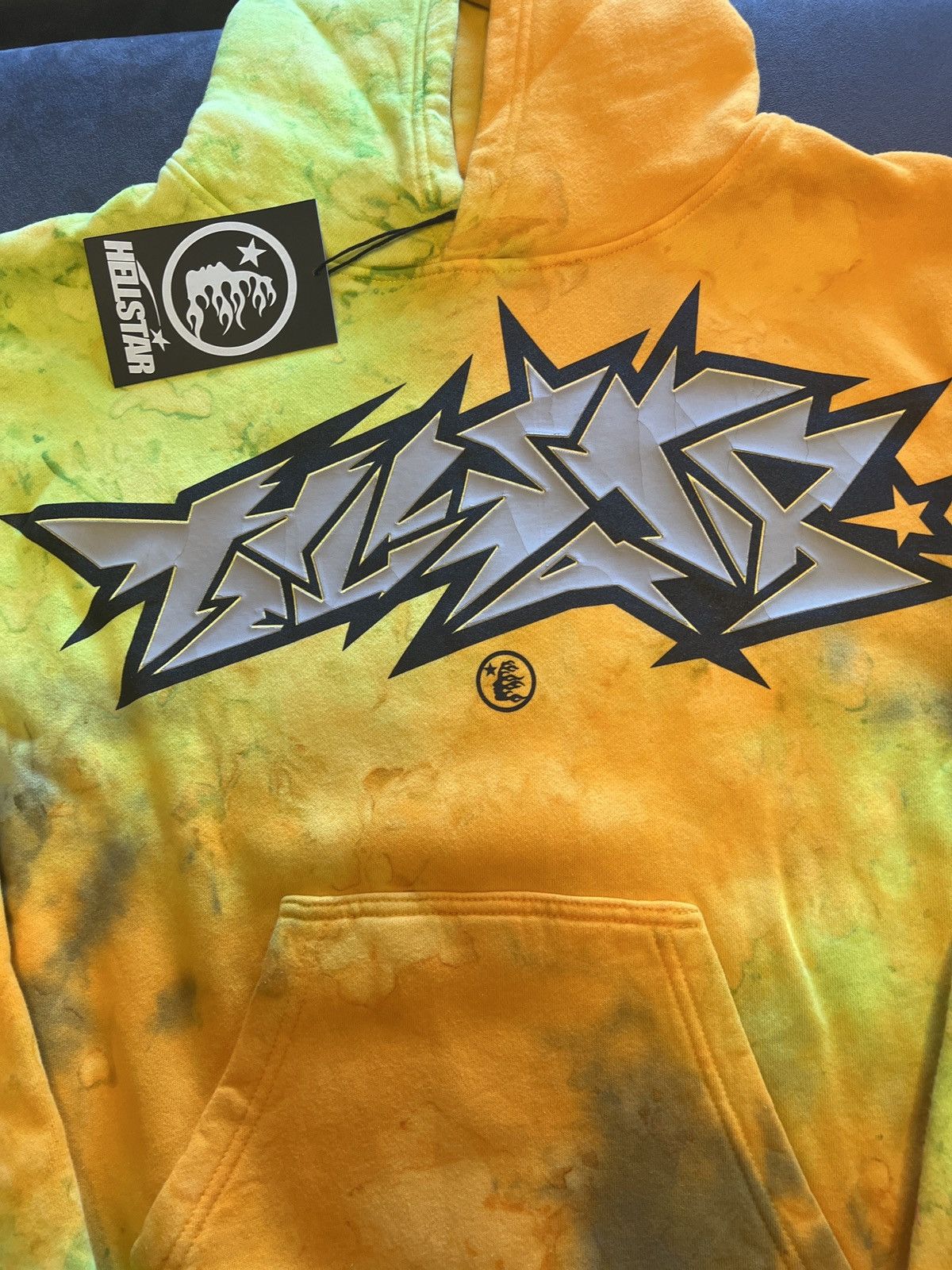 HELLSTAR Hellstar holloween drop Vomit tie die hoodie Size US M / EU 48-50 / 2 - 2 Thumbnail