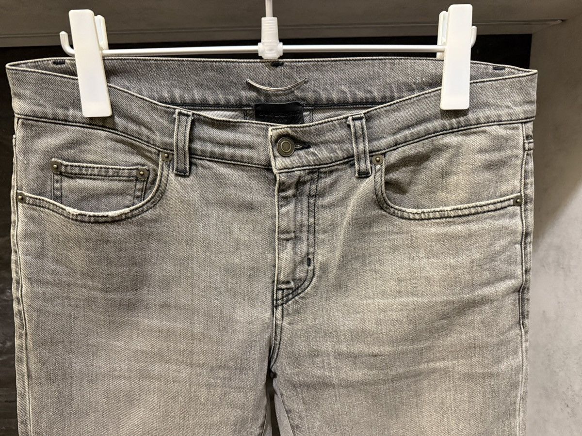 Saint Laurent Paris Saint Laurent 2015 D02 32 Gray Hedi Jeans Size US 32 / EU 48 - 2 Thumbnail