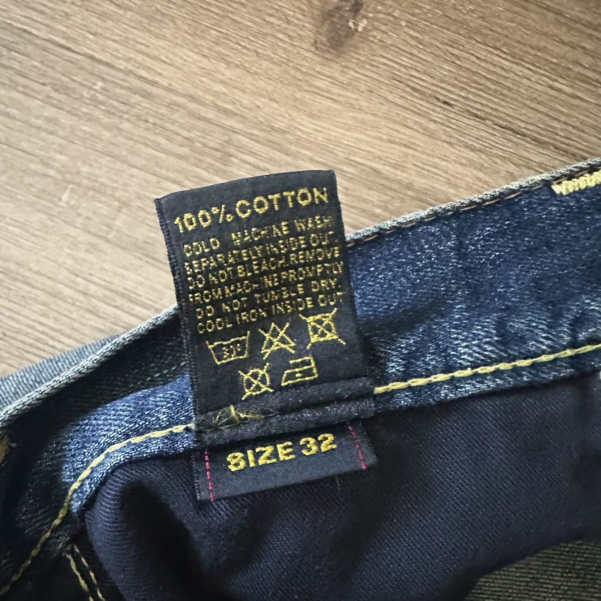Evisu Dark Blue vintage Evisu Jeans (circa 2005-2006) Size US 32 / EU 48 - 4 Thumbnail