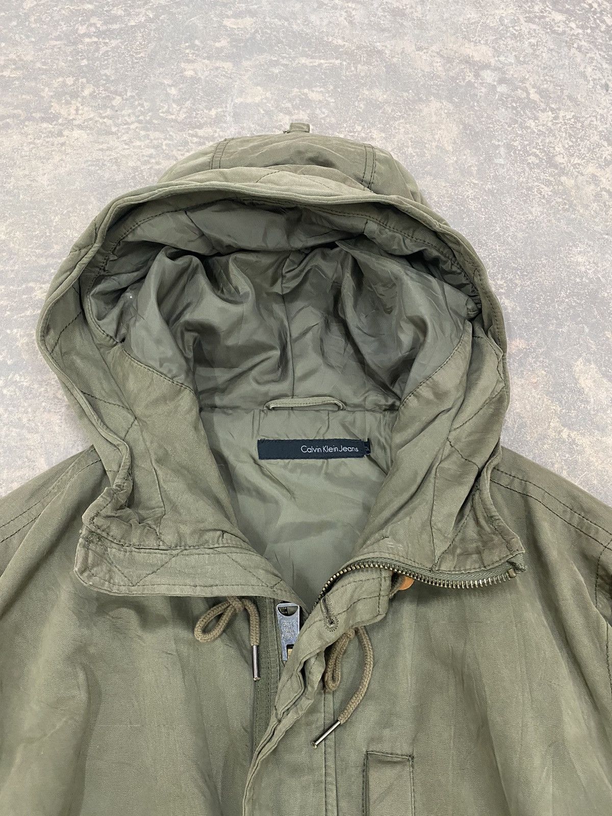 Calvin Klein CALVIN KLEIN CK MILITARY PARKA ARMY WINTER LGB JACKET Size US L / EU 52-54 / 3 - 7 Thumbnail