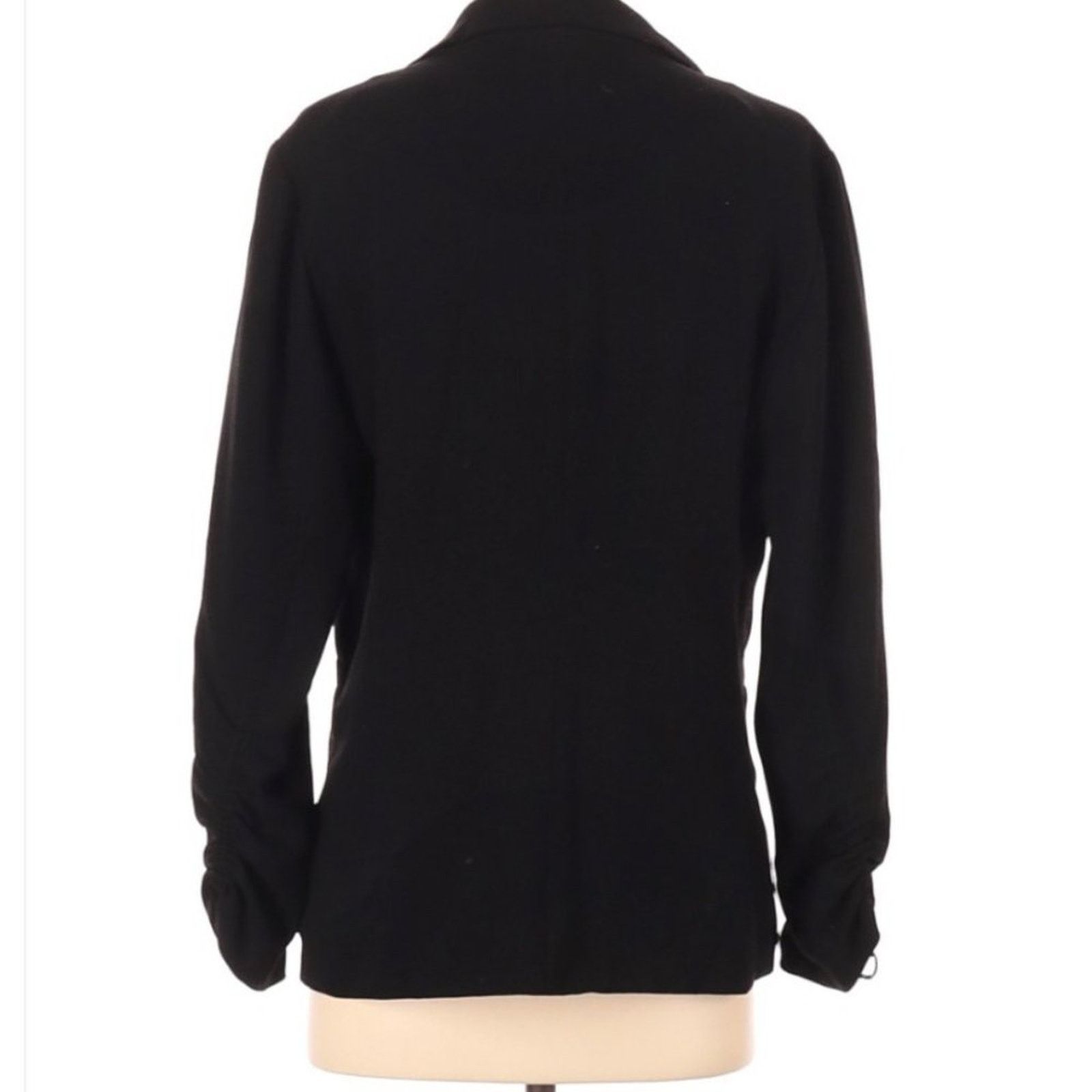 Maje Maje black blazer with scrunched sleeves S Size S / US 4 / IT 40 - 2 Thumbnail