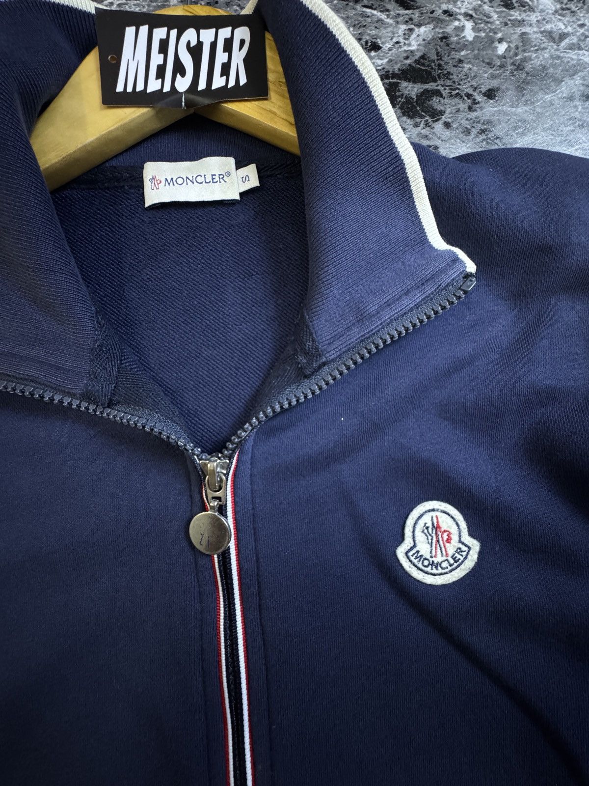 Moncler Moncler Zip sweatshirt sweater Size US S / EU 44-46 / 1 - 3 Thumbnail