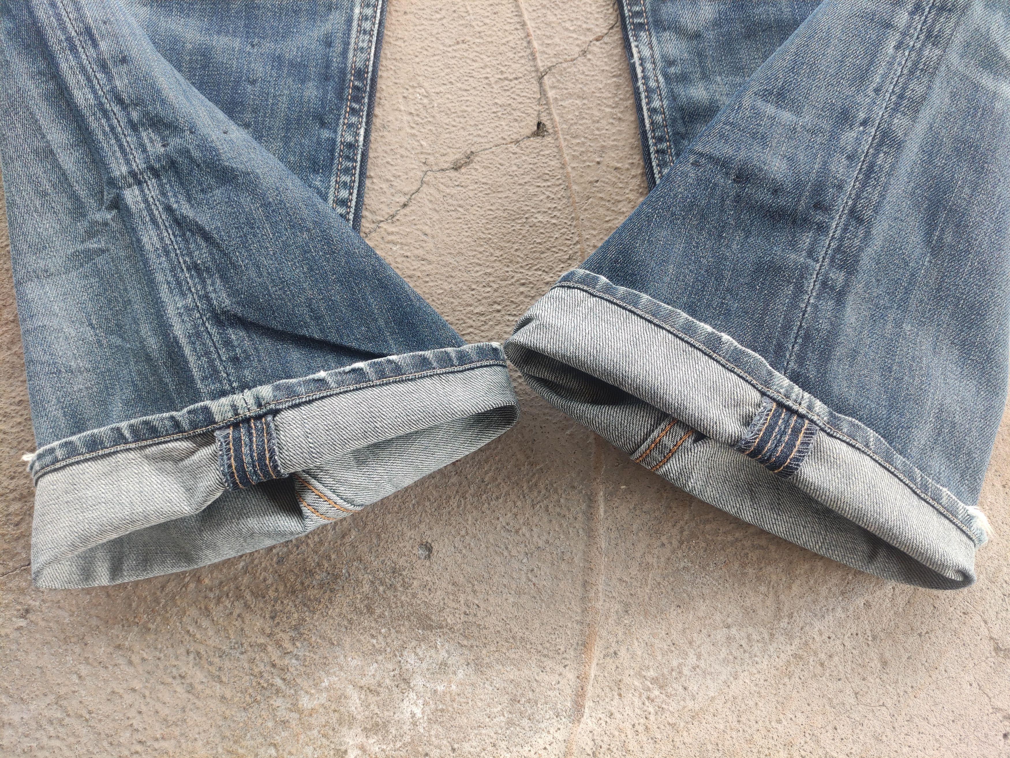 Polo Ralph Lauren Vintage Polo Ralph Lauren Selvedge Distressed Faded Denim Size US 35 - 5 Thumbnail