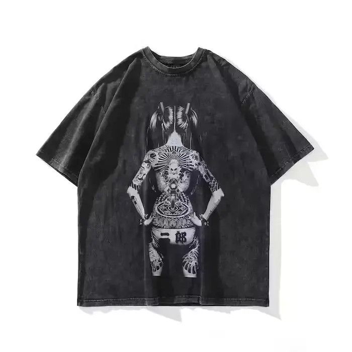 Japanese Brand Yakuza Printed Vintage T Shirt Size US XL / EU 56 / 4 - 1 Thumbnail