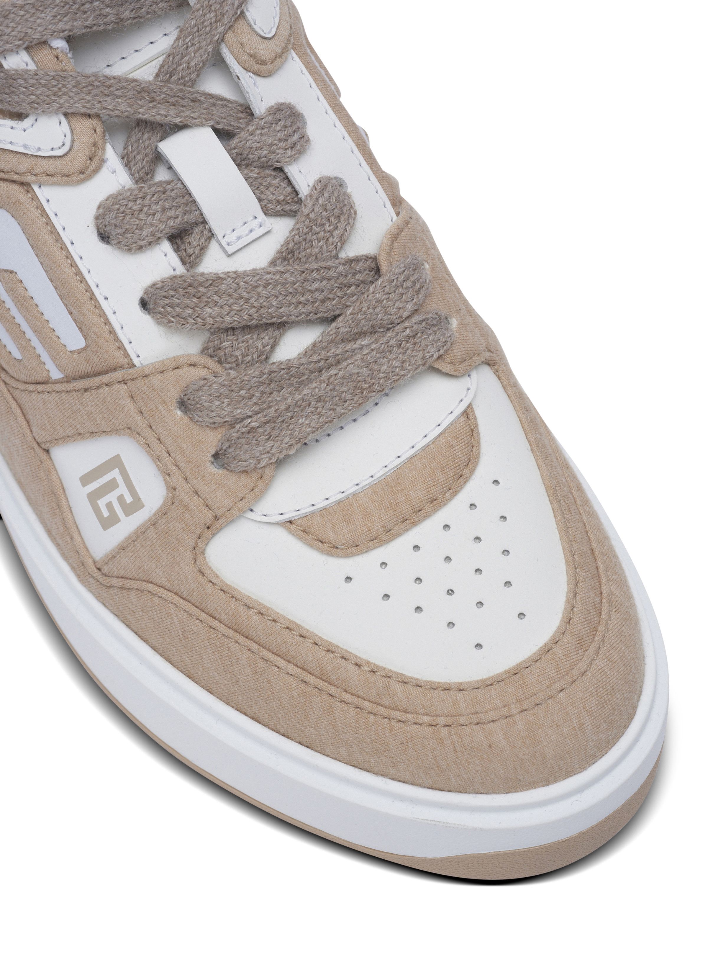 Balmain o1s1wg110925 B Court Skate Sneakers in Beige Size US 5 / IT 35 - 5 Thumbnail