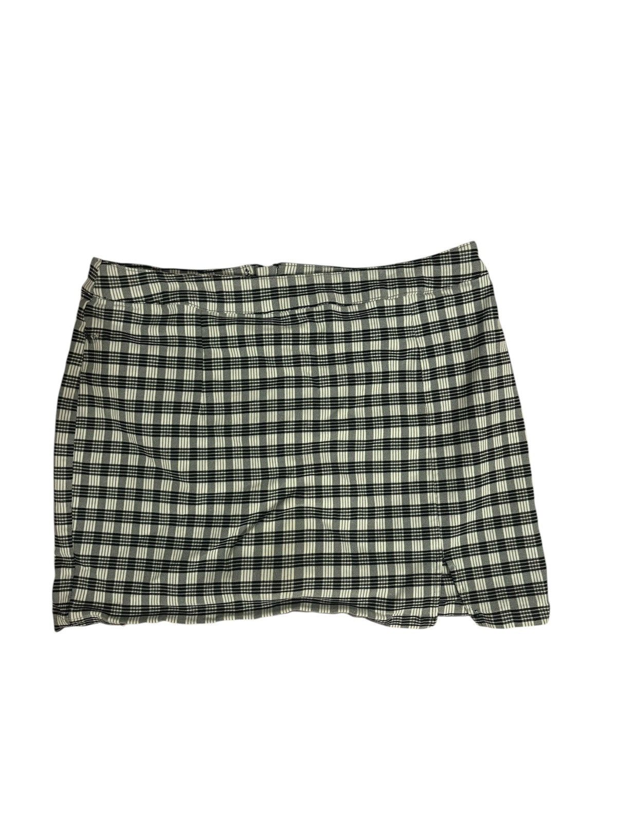 Other black + white plaid mini skirt Size 34" / US 12 / IT 48 - 1 Thumbnail