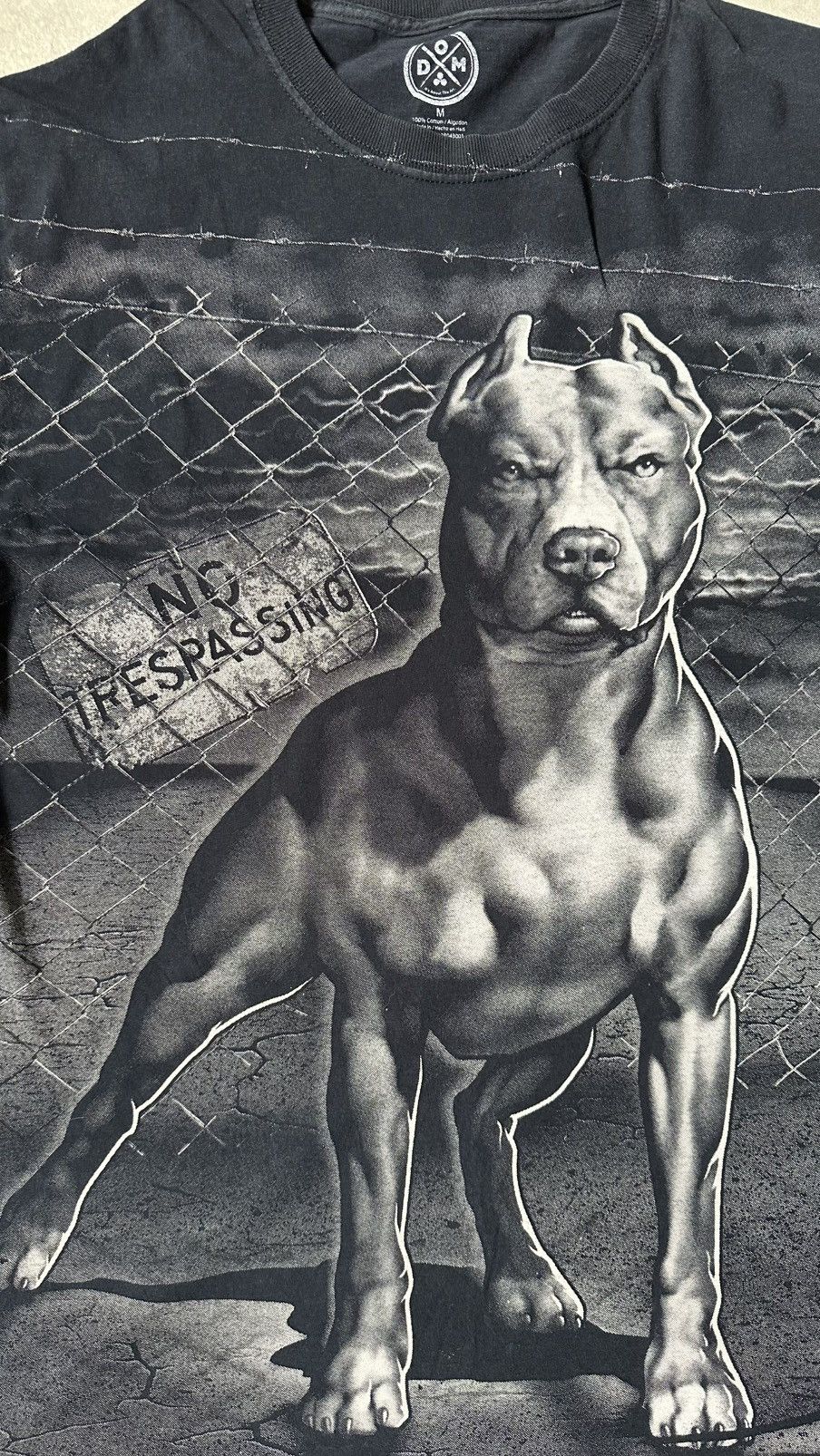 Vintage VINTAGE DOM BULLDOG NO TRESPASSING TEE Size US M / EU 48-50 / 2 - 2 Thumbnail