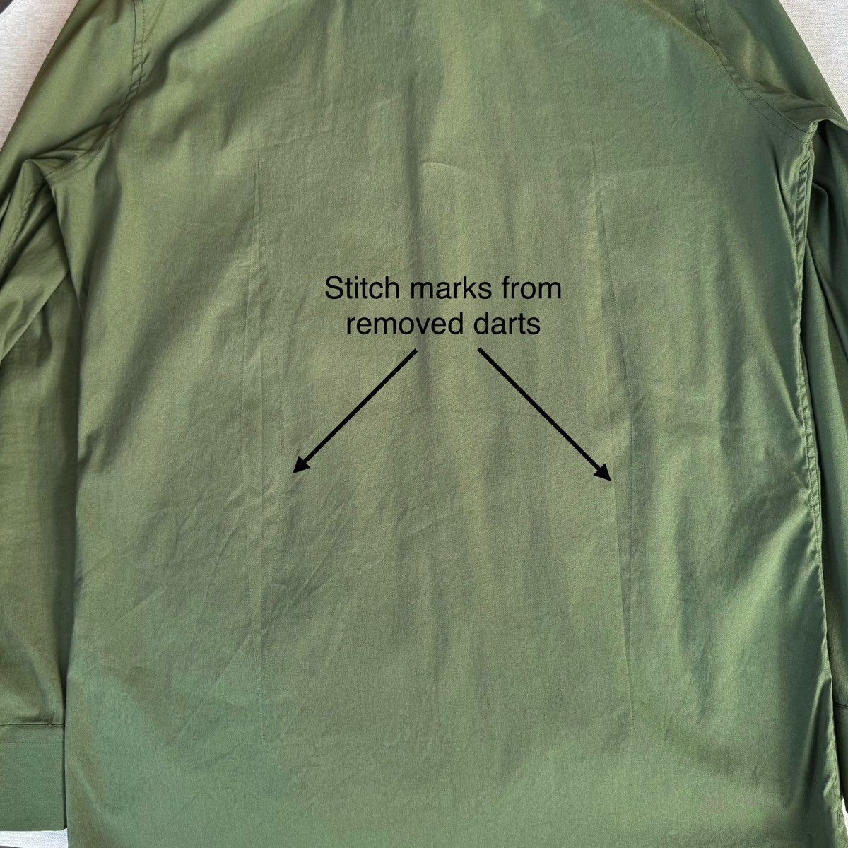 Prada Green stretch poplin shirt Size US M / EU 48-50 / 2 - 10 Thumbnail