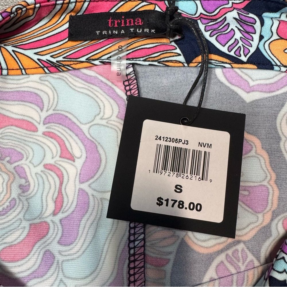 Trina Turk NWT New $178 Trina Turk Vinet Tie Sleeve Mini Dress Size S Size S / US 4 / IT 40 - 7 Thumbnail
