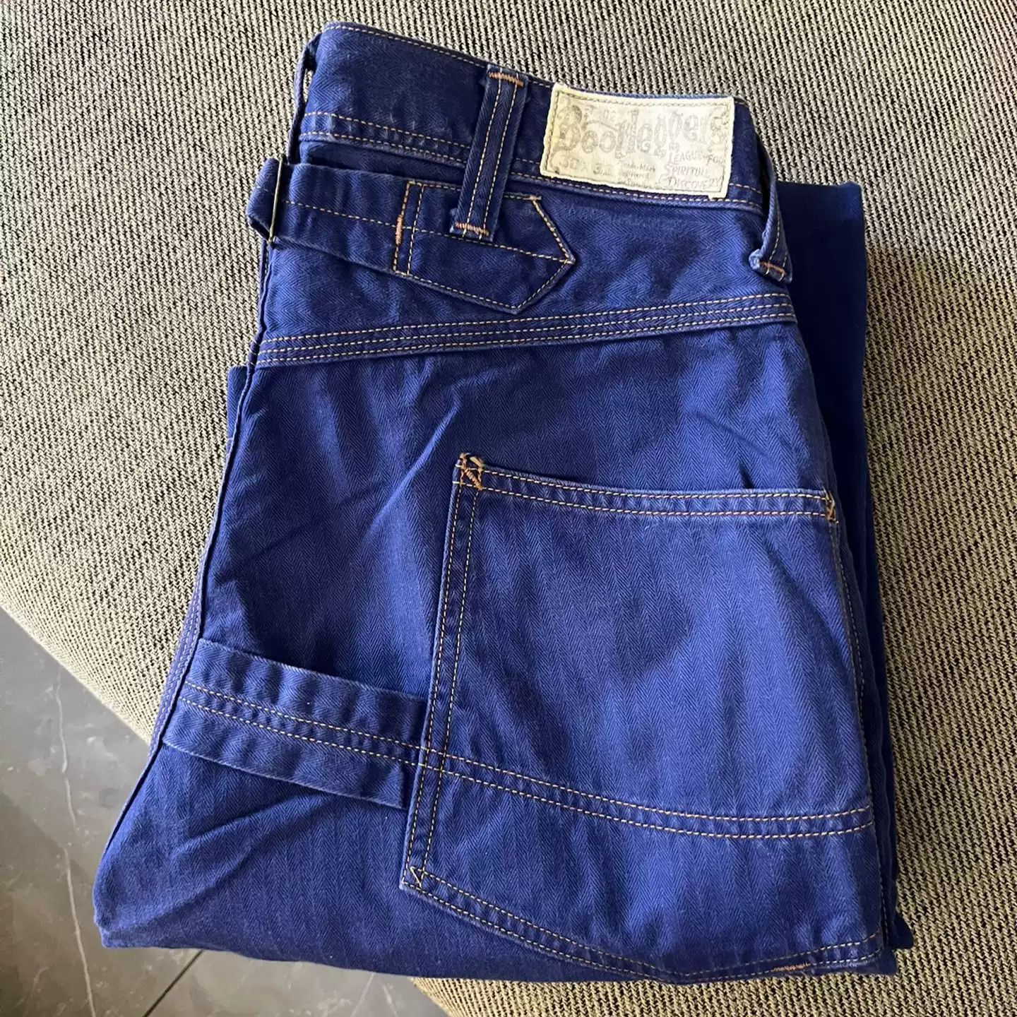 image of Freewheelers Reewheelers Wellington Pants in Blue, Men's (Size 30)