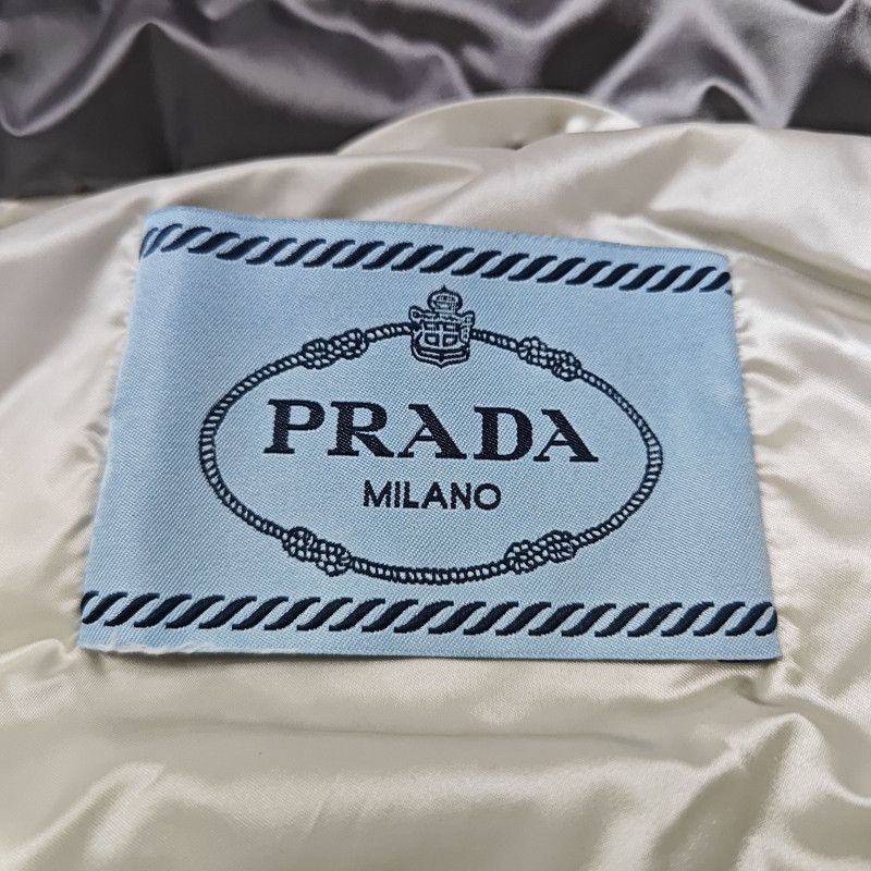Prada Prada Solid Color Zip Long Sleeve Jacket-2506 Size US S / EU 44-46 / 1 - 6 Thumbnail