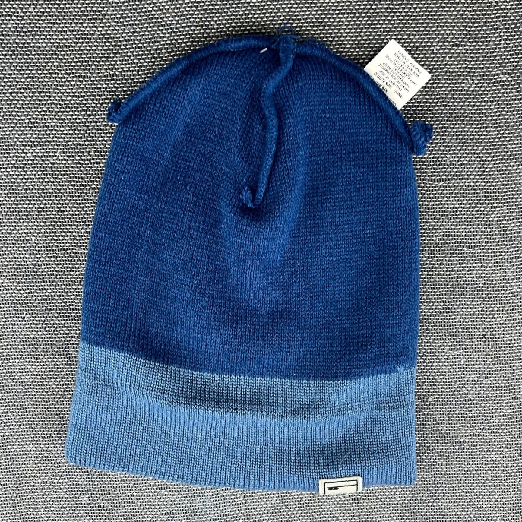 Salomon VINTAGE Salomon Beanie Hat One Size Blue Wool Blend Y2K Size ONE SIZE - 5 Thumbnail
