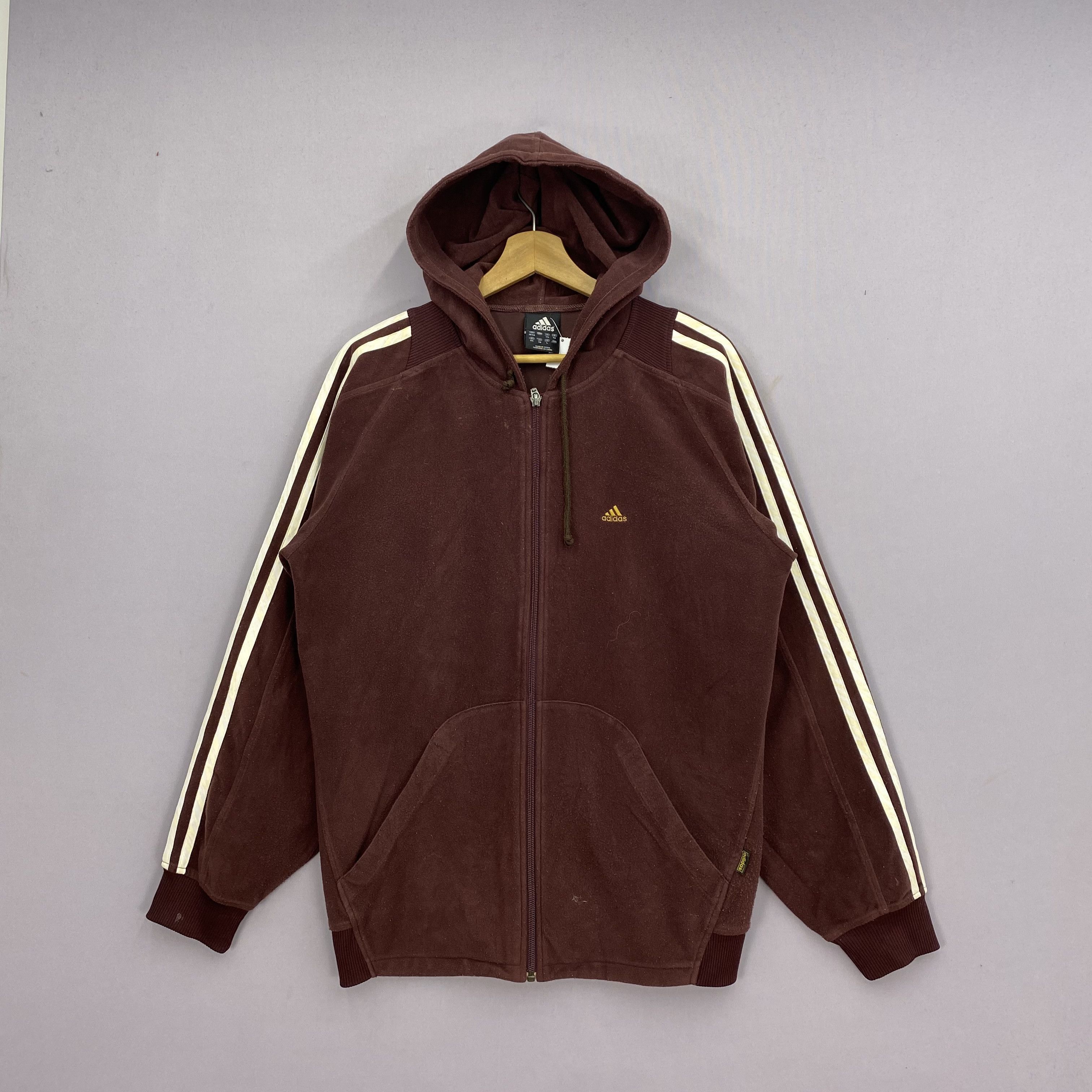 Adidas Vintage Y2K Adidas Sweater Zipper Hoodie Sweatshirt Size US M / EU 48-50 / 2 - 3 Thumbnail