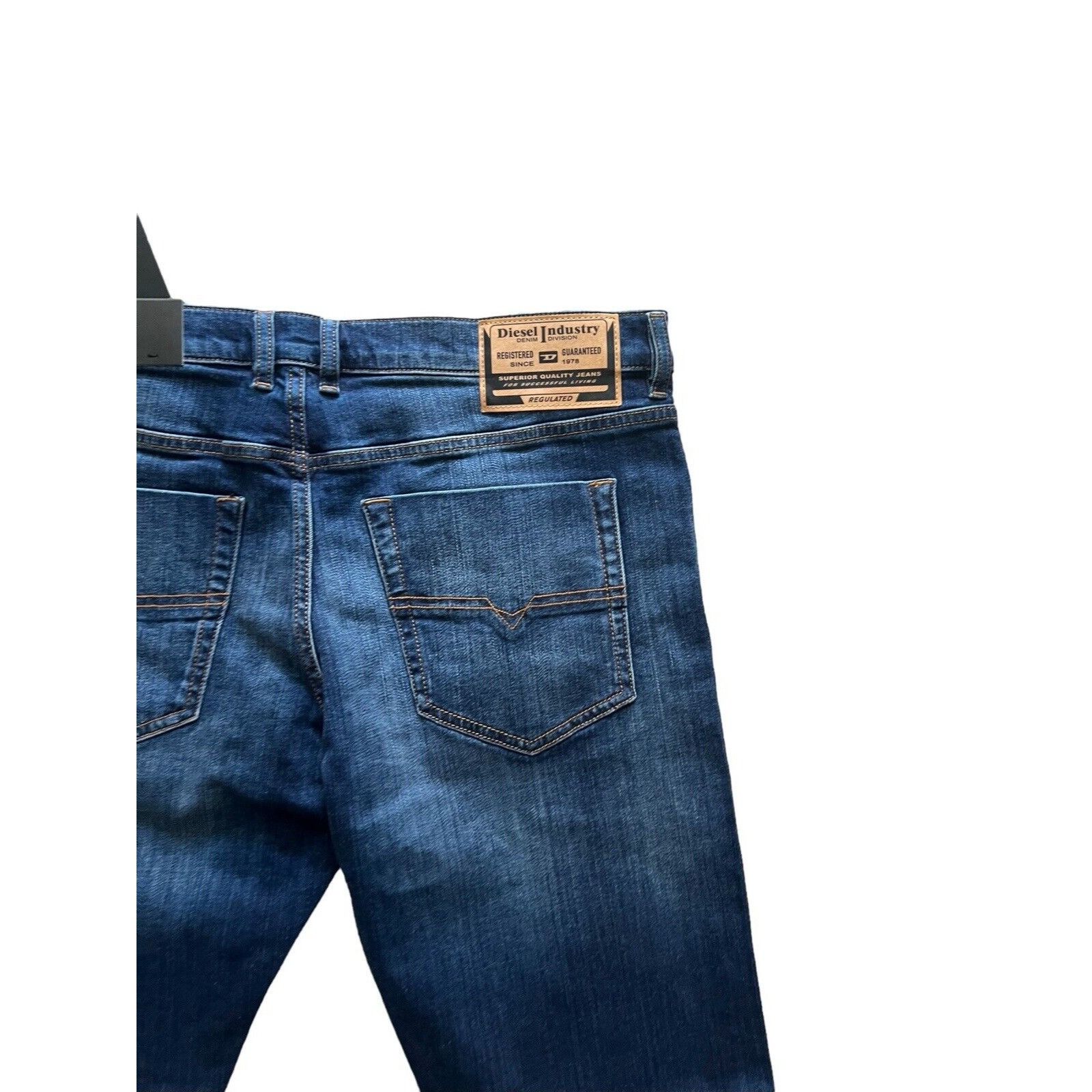 Diesel Diesel Mens Tepphar Slim Fit Jeans Blue $195 Size 36/32 Size US 36 / EU 52 - 5 Thumbnail