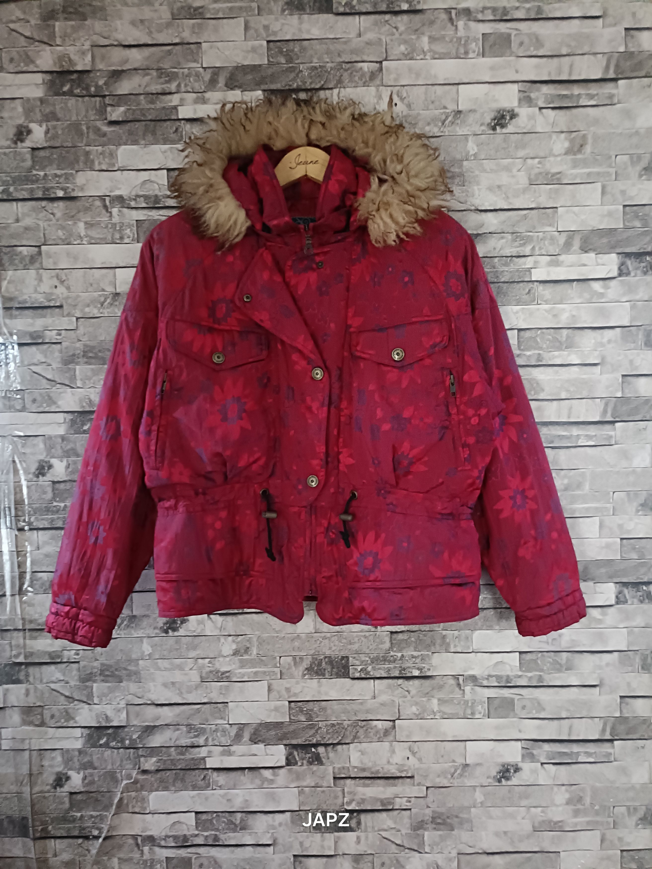 Vintage Vintage anzi besson Alpine flower winter jacket y2k Size L / US 10 / IT 46 - 1 Thumbnail