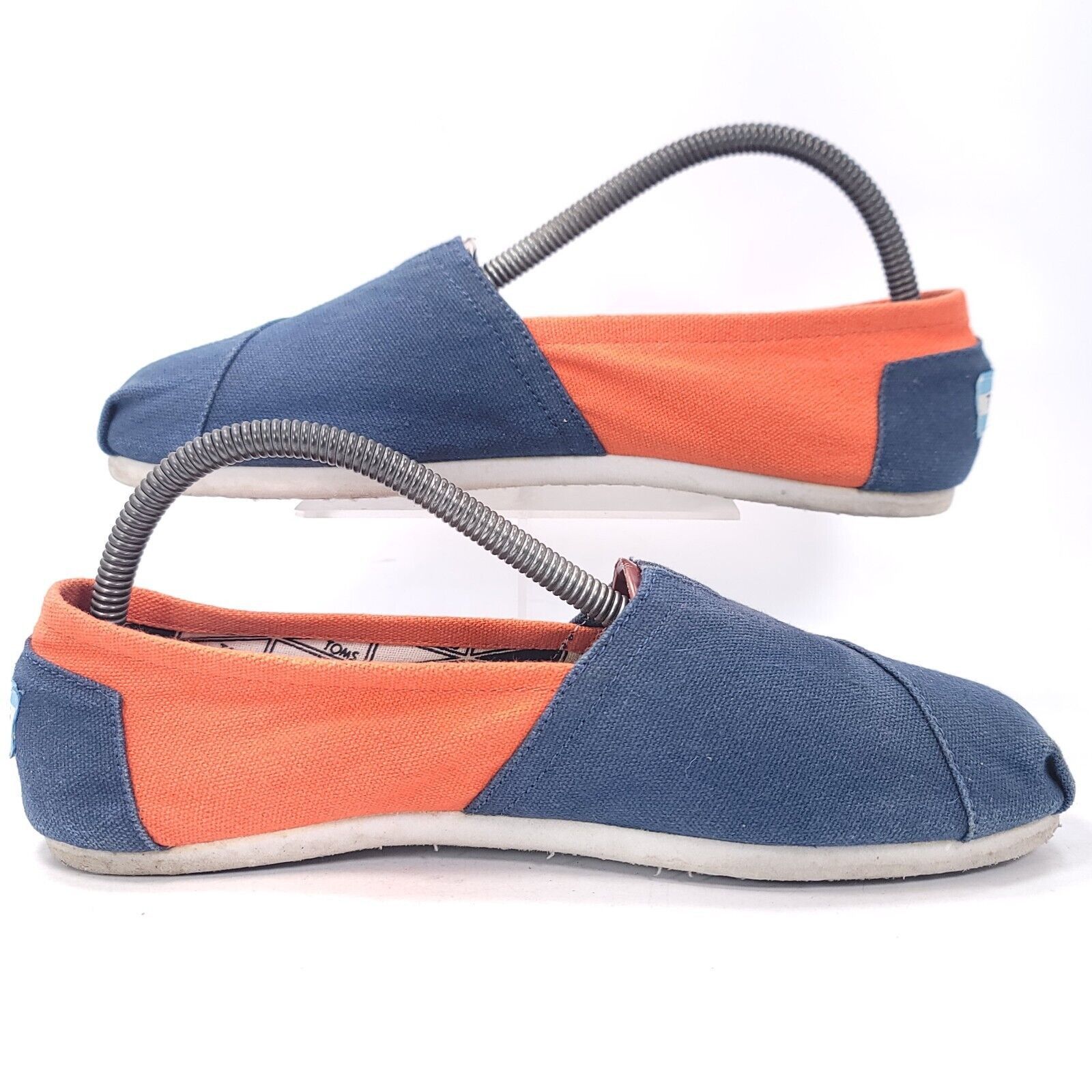 Toms Toms Round Toe Ballet Flat Womens Size 8.5 Blue Orange Size US 8.5 / IT 38.5 - 5 Thumbnail