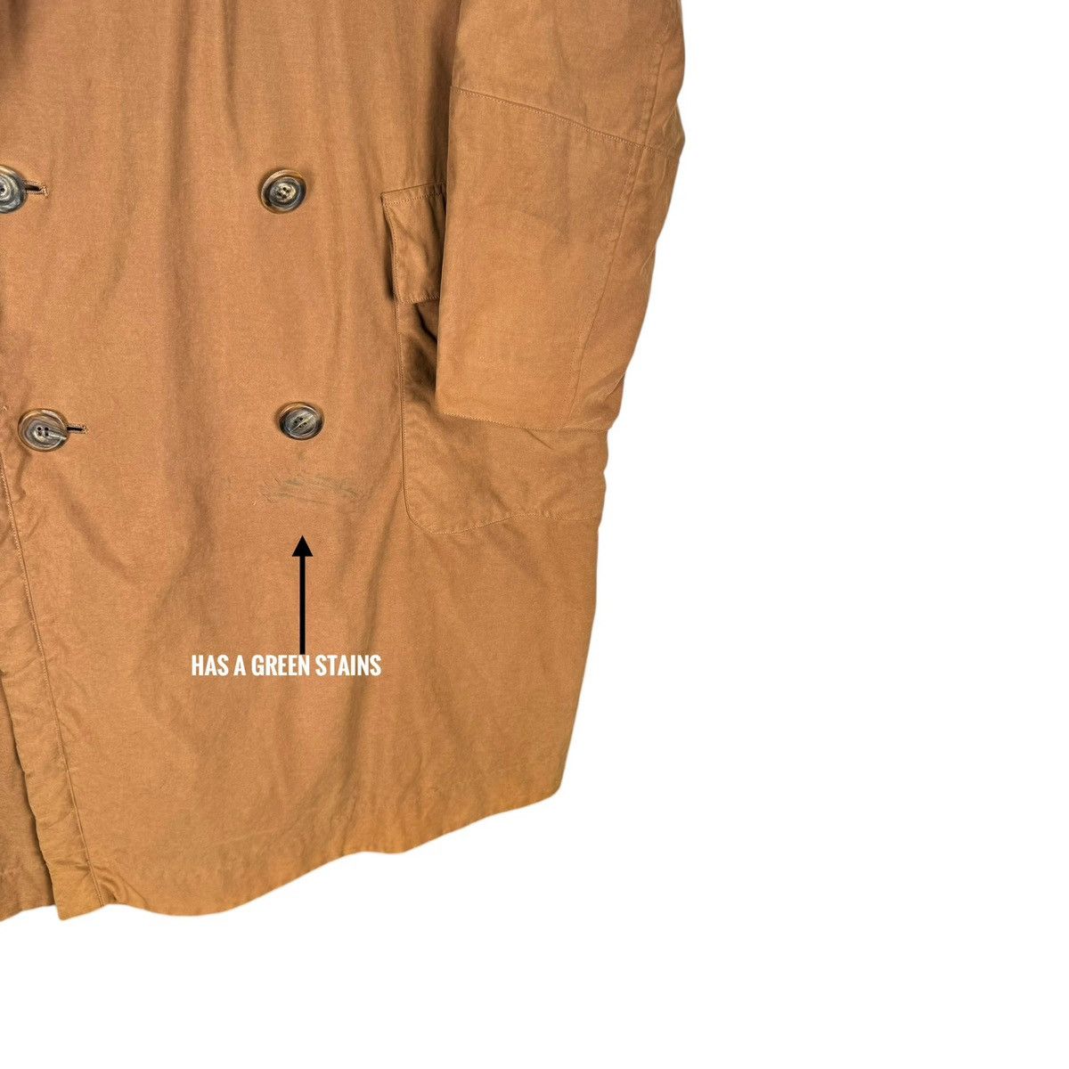 Issey Miyake 🌟90s ISSEY MIYAKE DOUBLE BREASTED OVERCOAT JACKET Size M / US 6-8 / IT 42-44 - 5 Thumbnail
