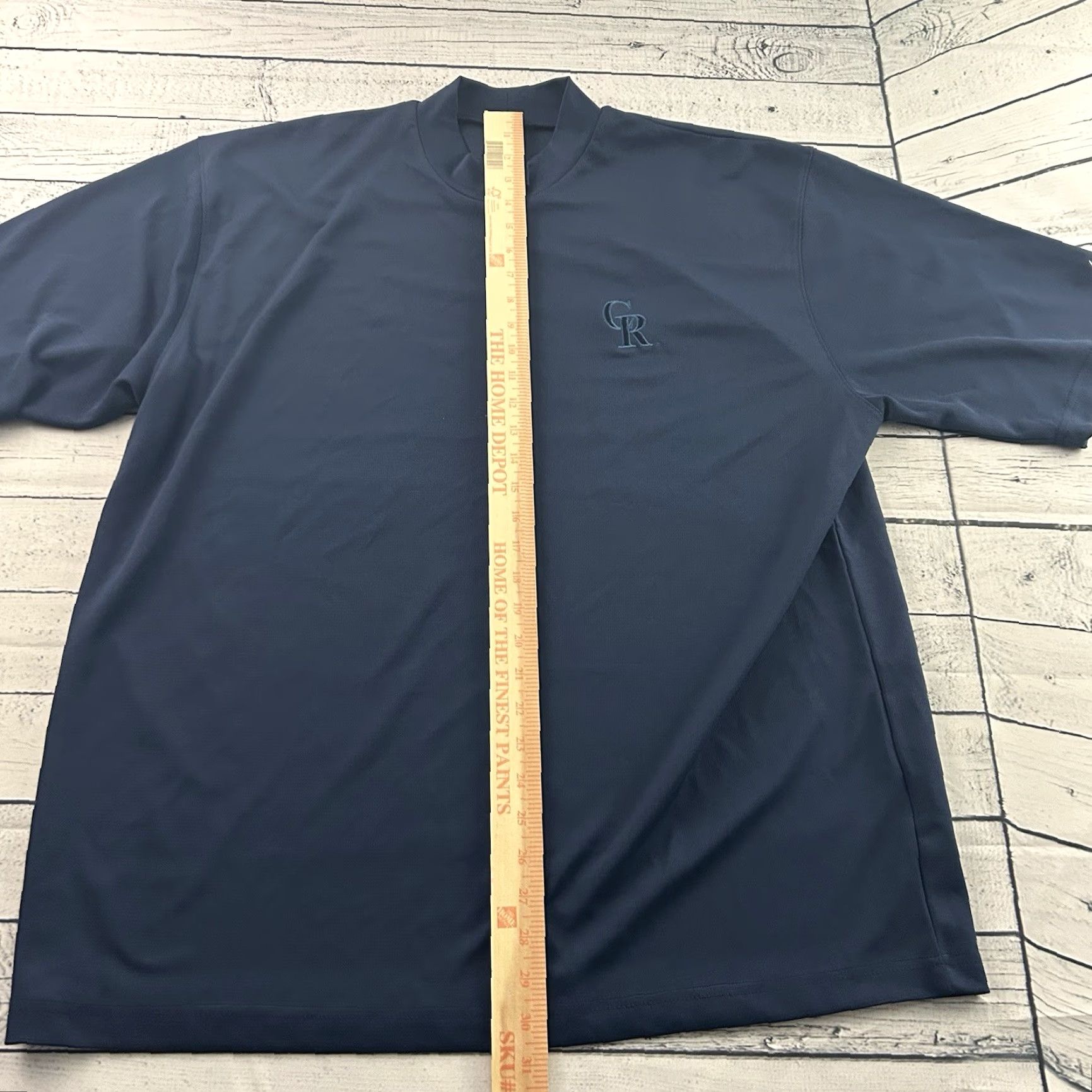 Nike VTG Nike Colorado Rockies Short Sleeve Mock Neck Athletic Shirt Men's XXL Blue Size US XXL / EU 58 / 5 - 5 Thumbnail