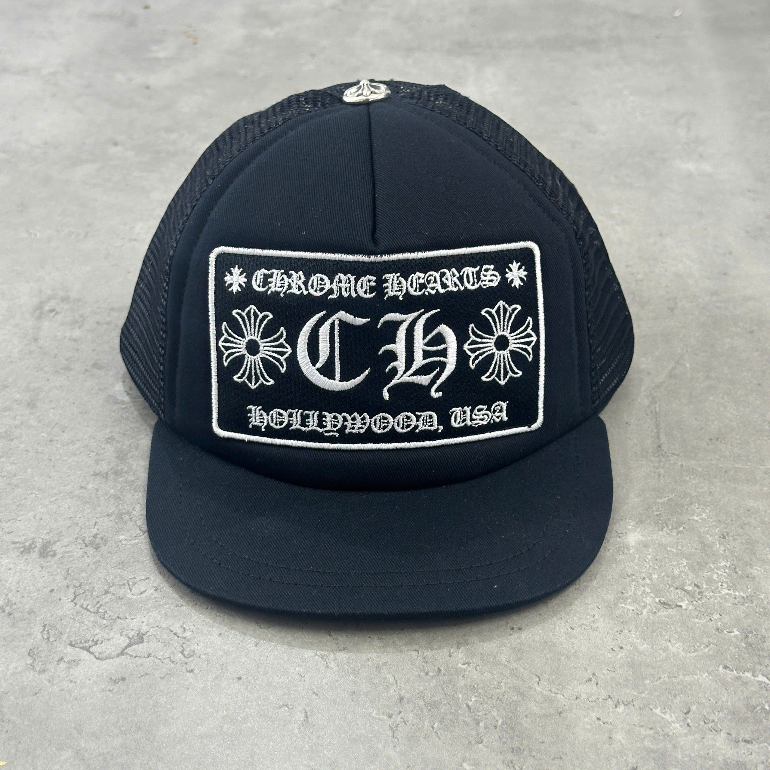 Chrome Hearts CHROME HEARTS CH Hollywood Trucker Hat BLACK Size ONE SIZE - 2 Thumbnail