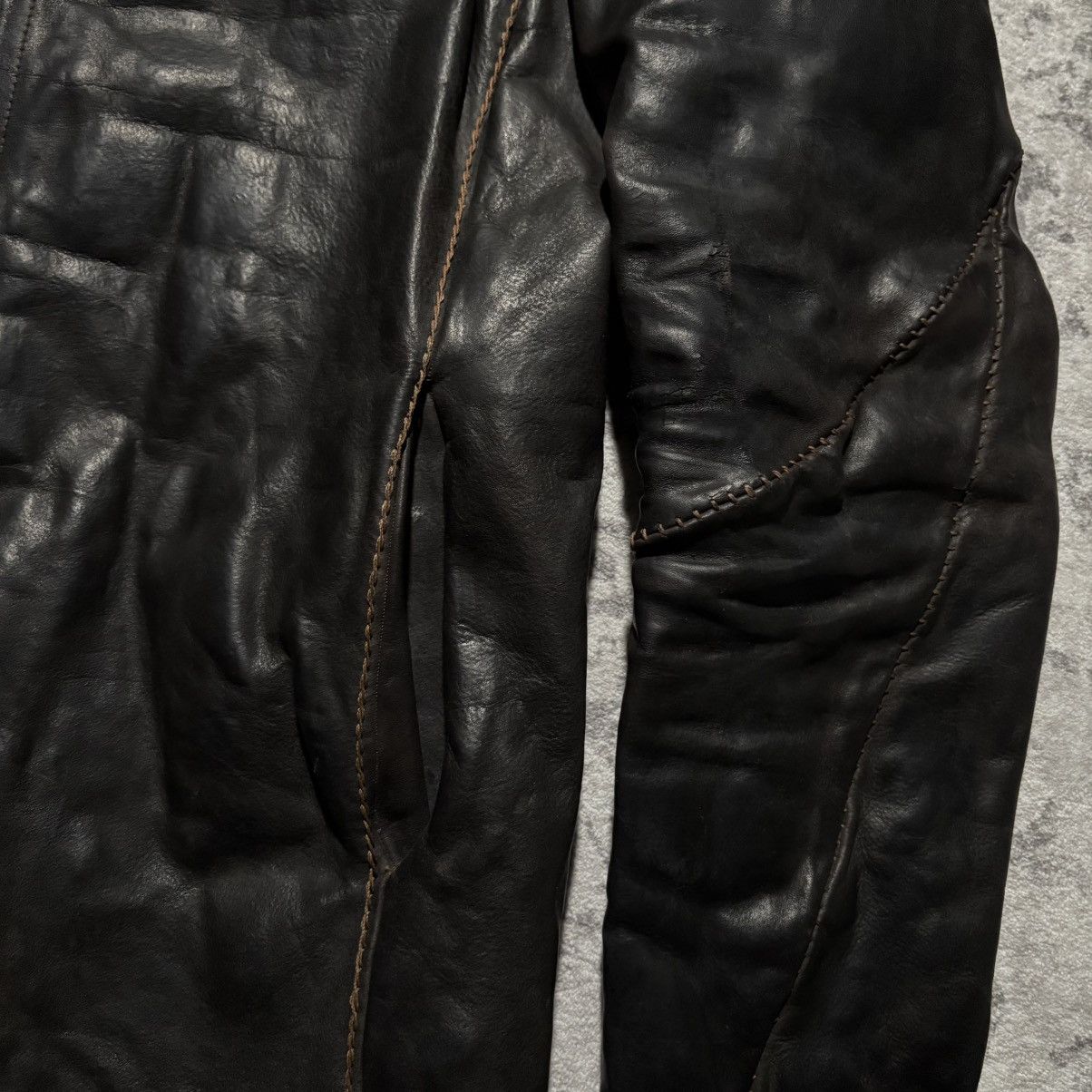 Incarnation Incarnation AW13 Scar Stitched High Neck Leather Jacket | M Size US M / EU 48-50 / 2 - 5 Thumbnail