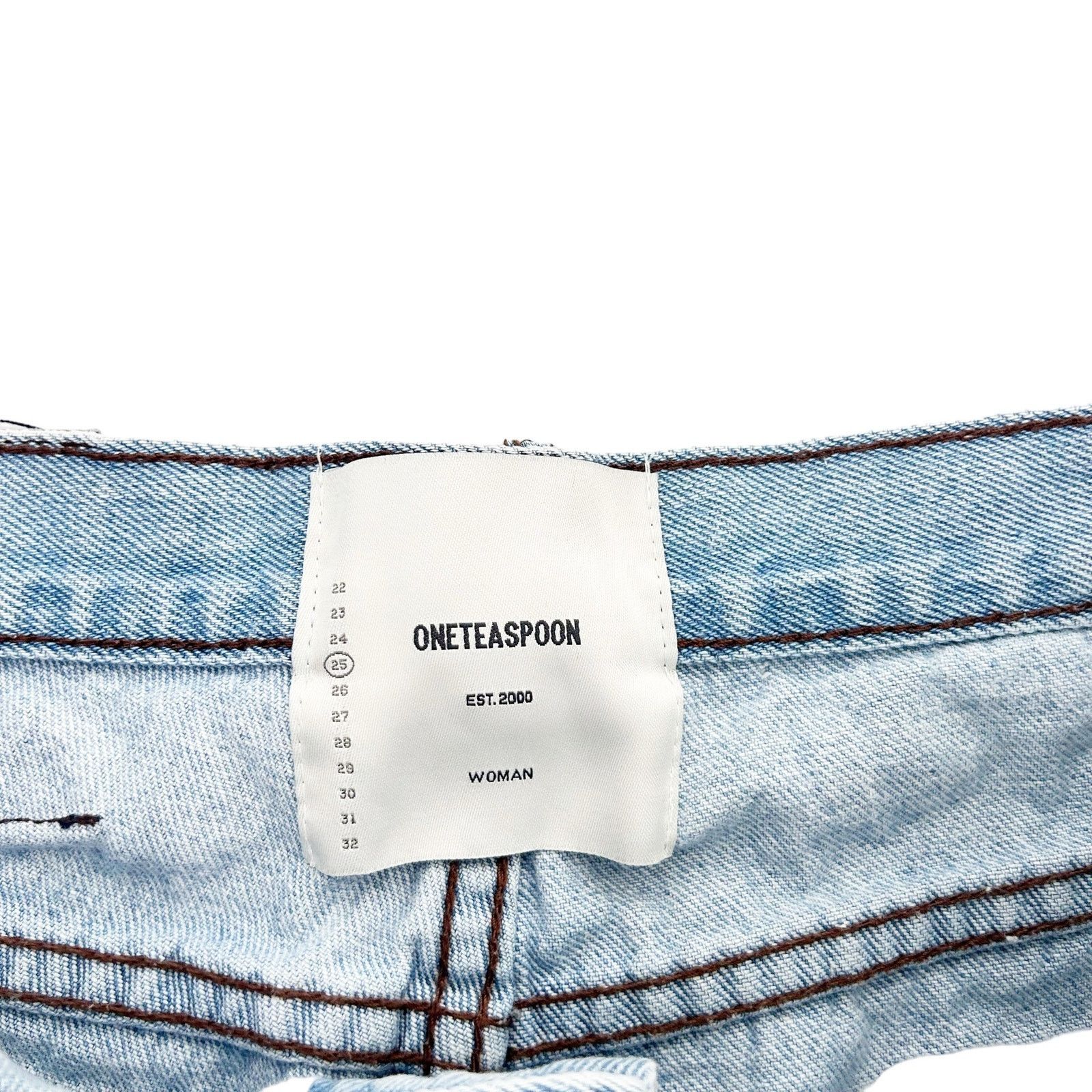 One Teaspoon One Teaspoon Distressed Button Fly Jean Shorts Sz 25 Size 25" / US 0 / IT 36 - 2 Thumbnail