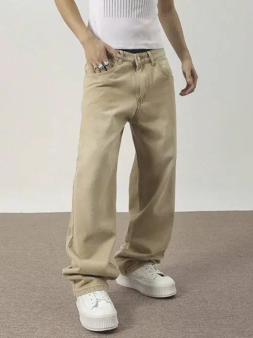 Jean Washed Baggy Denim Jeans Stacked Skate Size US 32 / EU 48 - 1 Thumbnail
