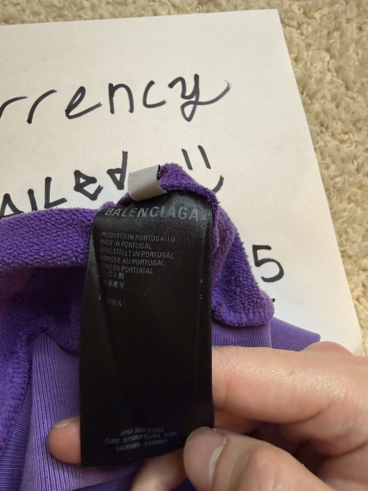Balenciaga Balenciaga Unity Purple Wash Size US S / EU 44-46 / 1 - 8 Thumbnail