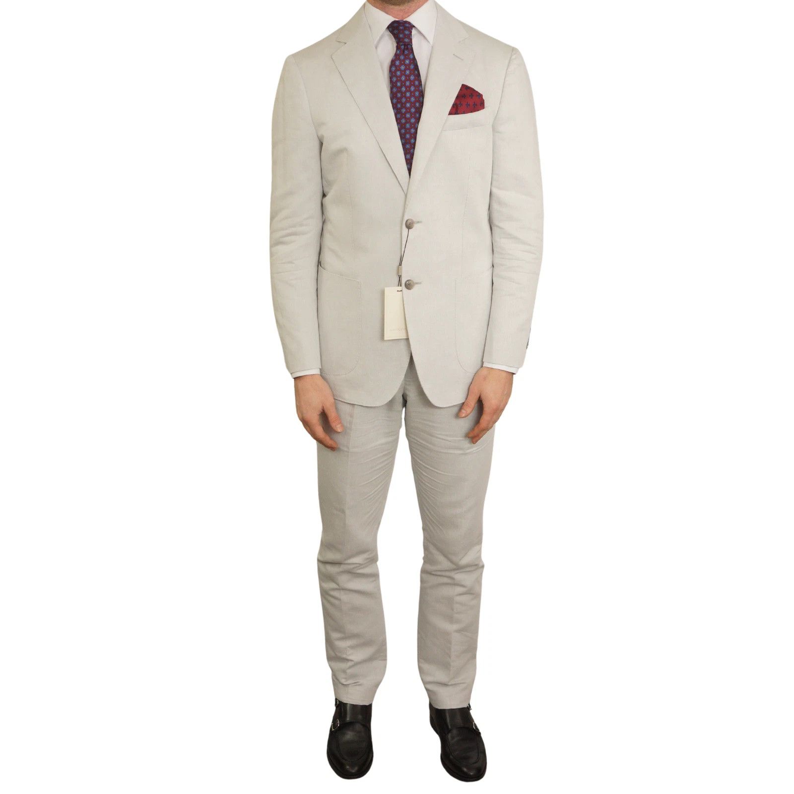 Suitsupply Men Suitsupply Suit Havana Patch Half Lined Cotton US42S Size 42S - 1 Thumbnail