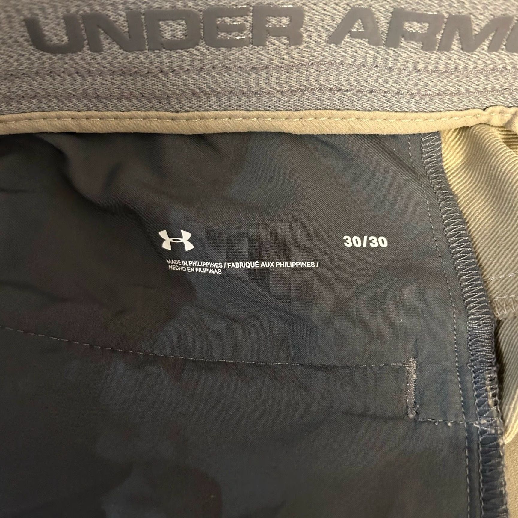 Under Armour Under Armour Mens Pants Tan Hiking Rain Gorpcore Straight Leg Stretch 30x30 Size US 30 / EU 46 - 5 Thumbnail
