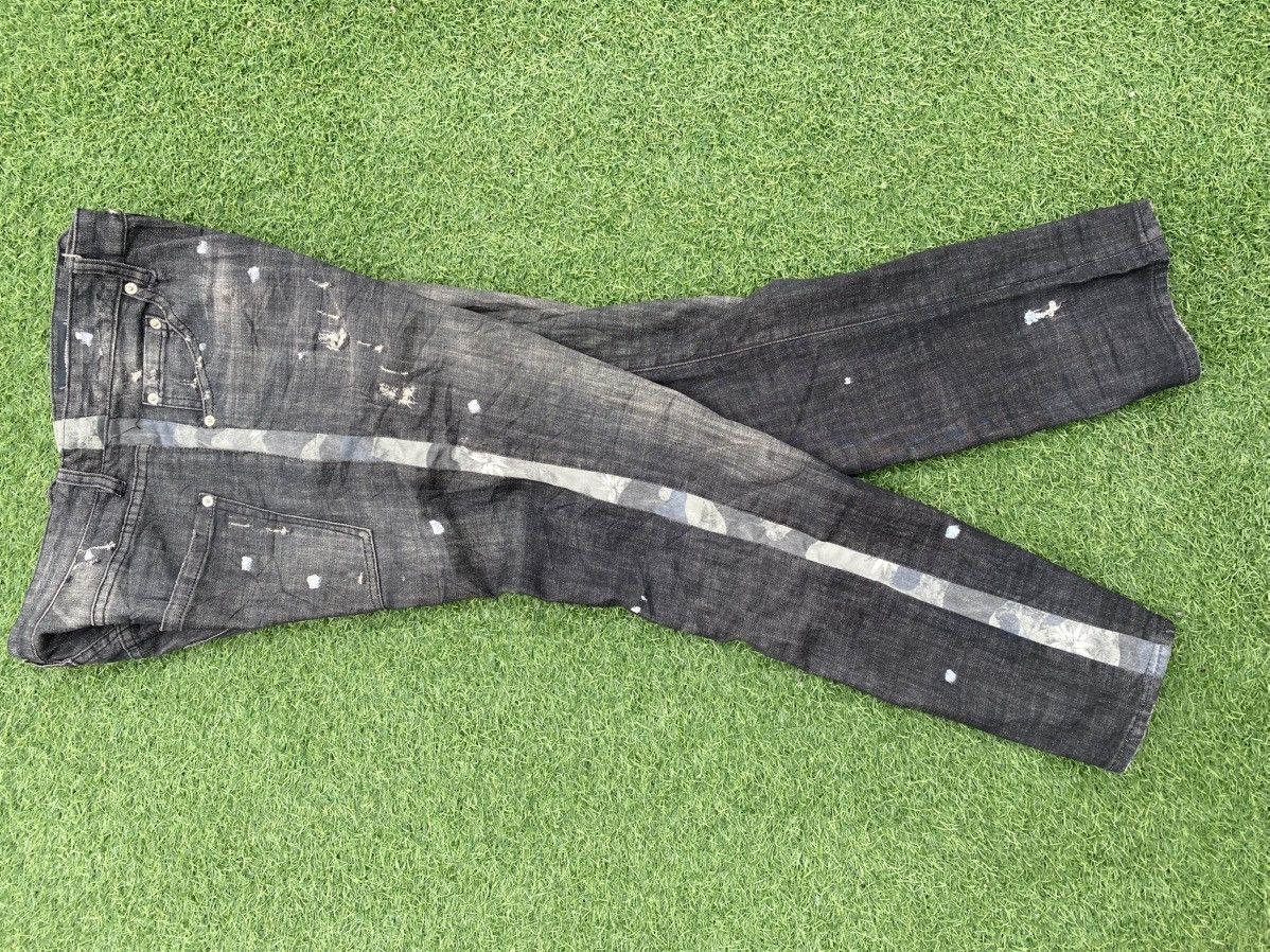 Dsquared2 Dsquared2 Distressed Slim Jeans Size US 37 - 9 Thumbnail