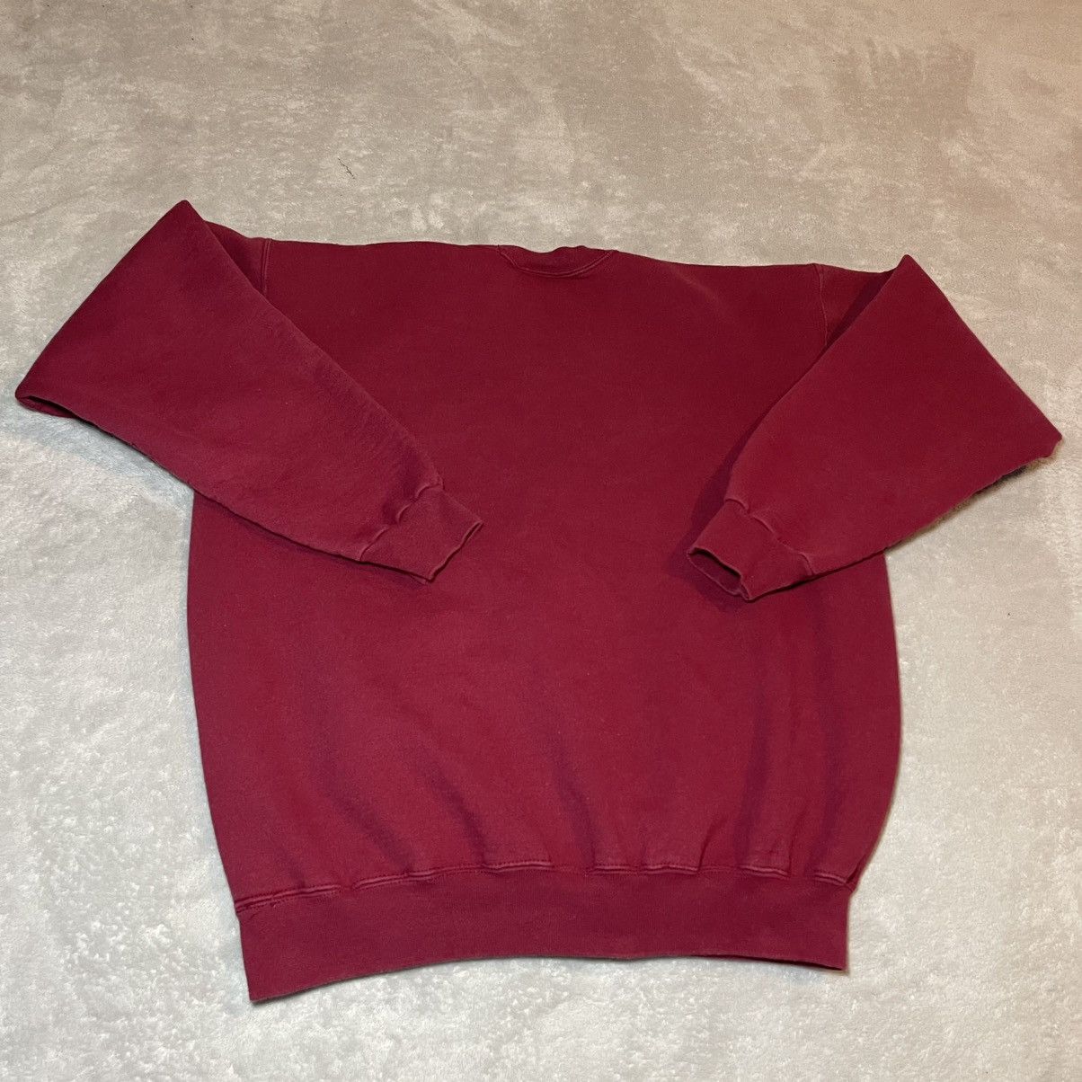 Hanes Vintage 90s Hanes UPS Sweatshirt Mens Medium Maroon Red Size US M / EU 48-50 / 2 - 2 Thumbnail