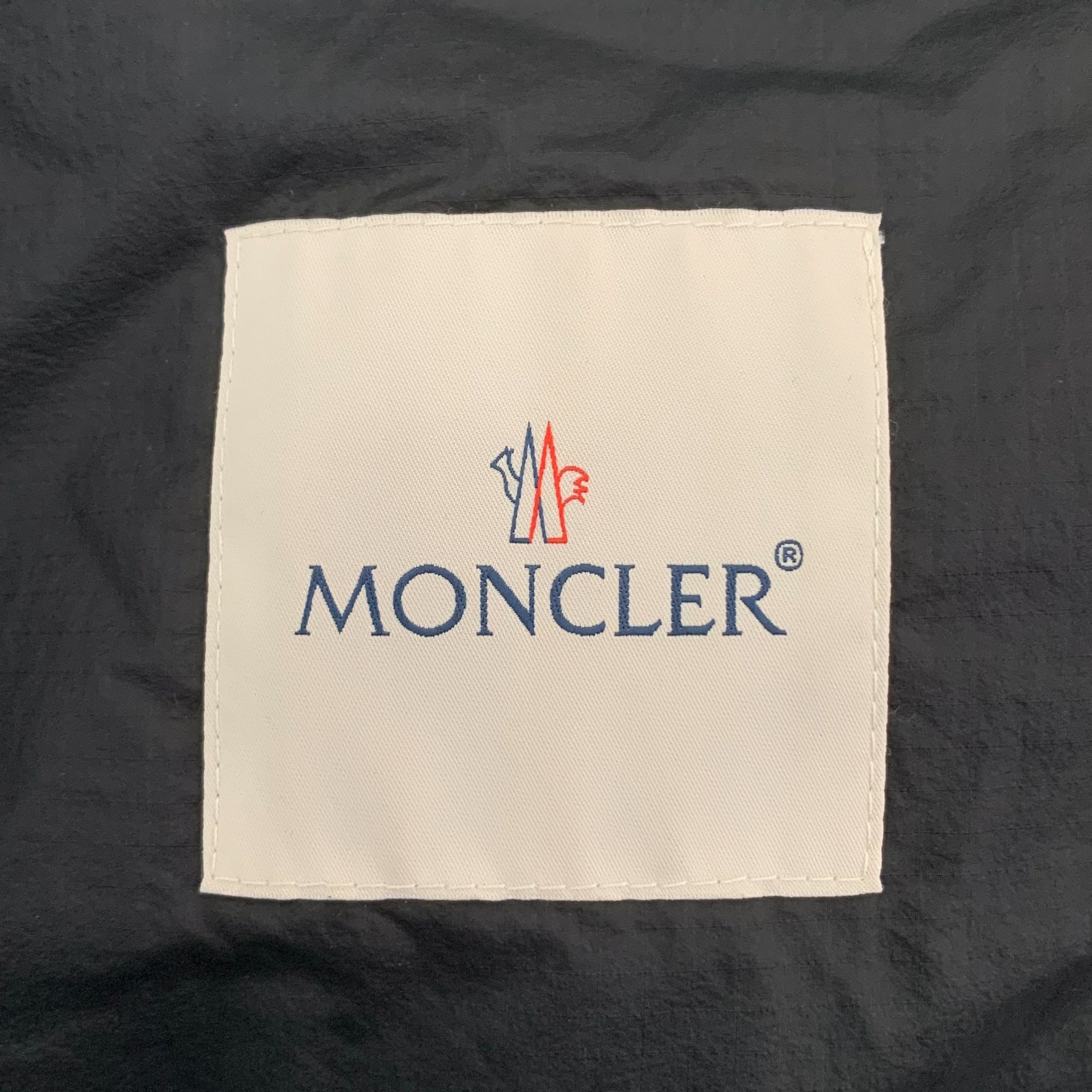 Moncler Genius Moncler Genius Black Hooded Long Coat With Logo Patch Size US XL / EU 56 / 4 - 6 Thumbnail