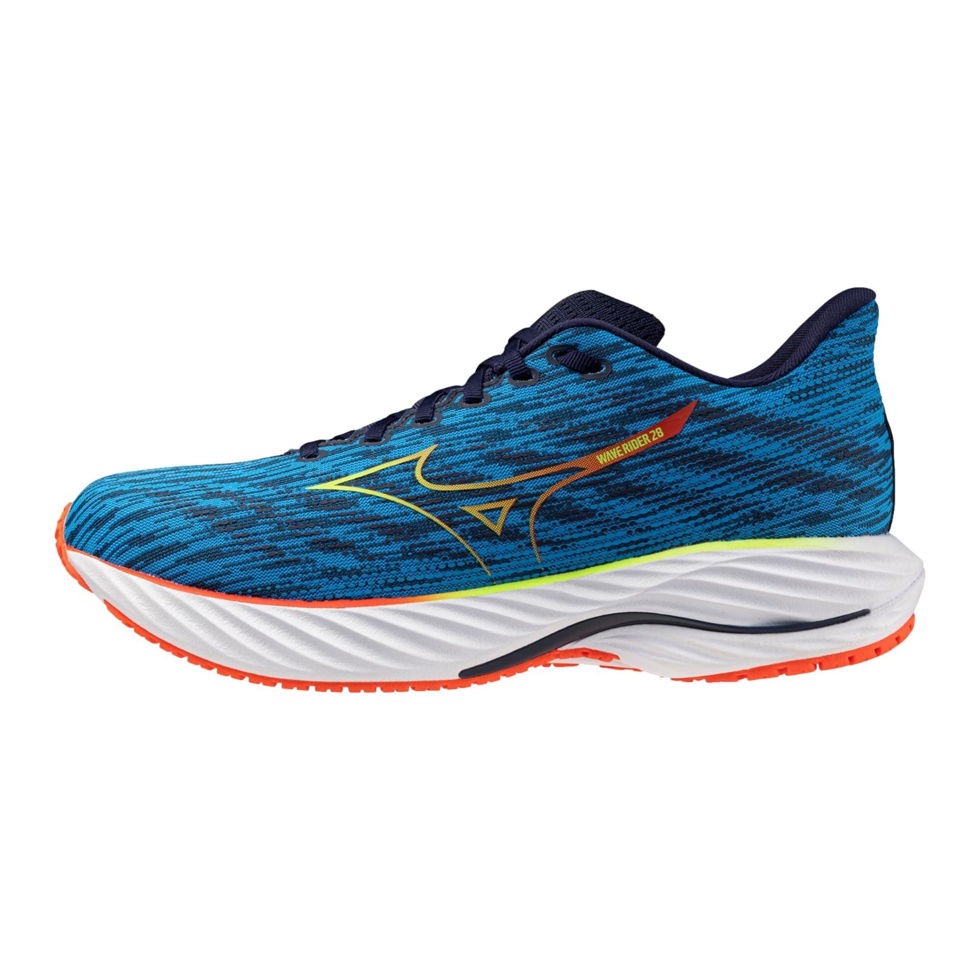 Mizuno Wave Rider 28 Blue Pace / Green Gecko J1GC240356 Size US 8.5 / EU 41-42 - 1 Thumbnail