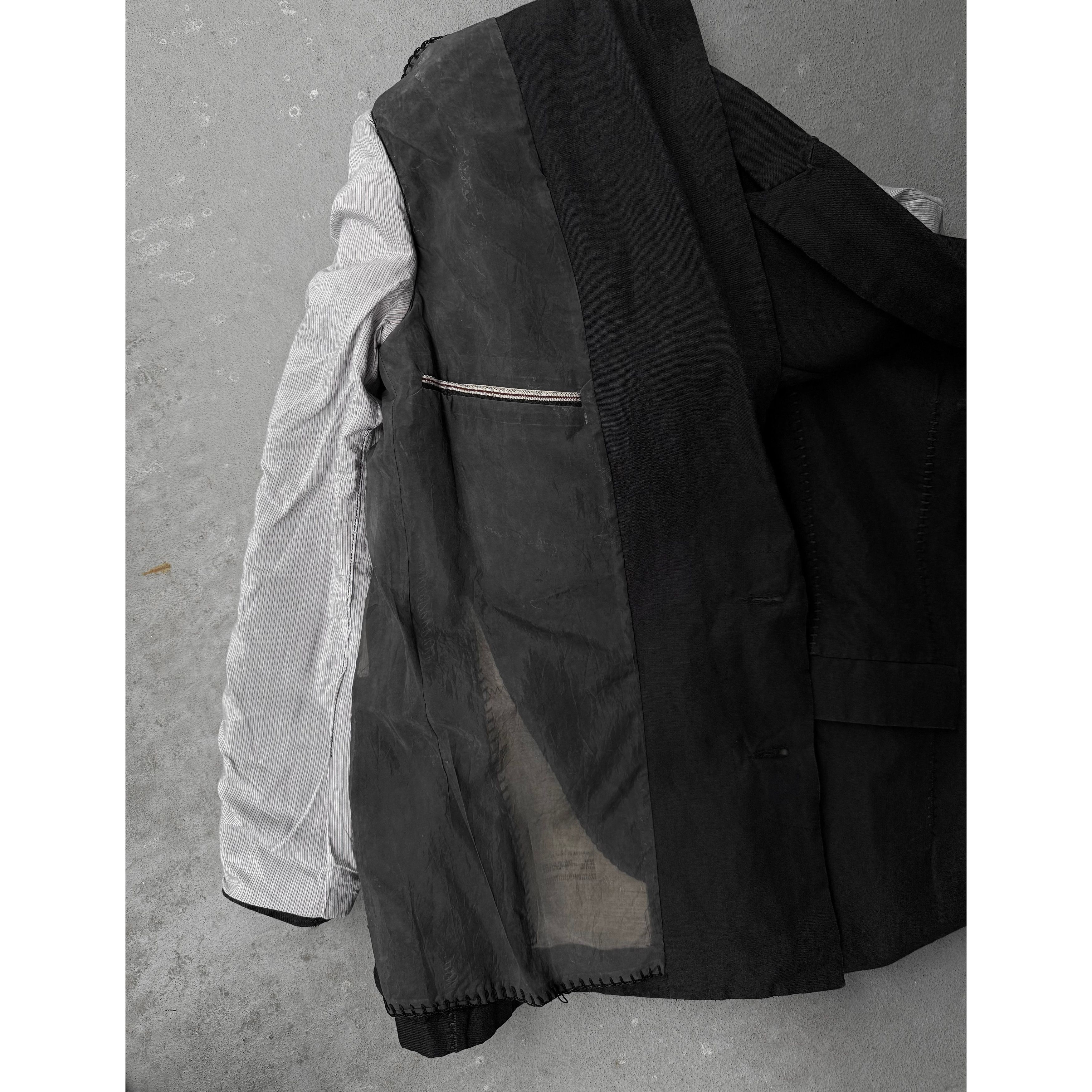 Leopold Bossert Leopold Bossert SS17 Selvedge Overlock Peak Lapel Linen Rami Size US S / EU 44-46 / 1 - 15 Thumbnail