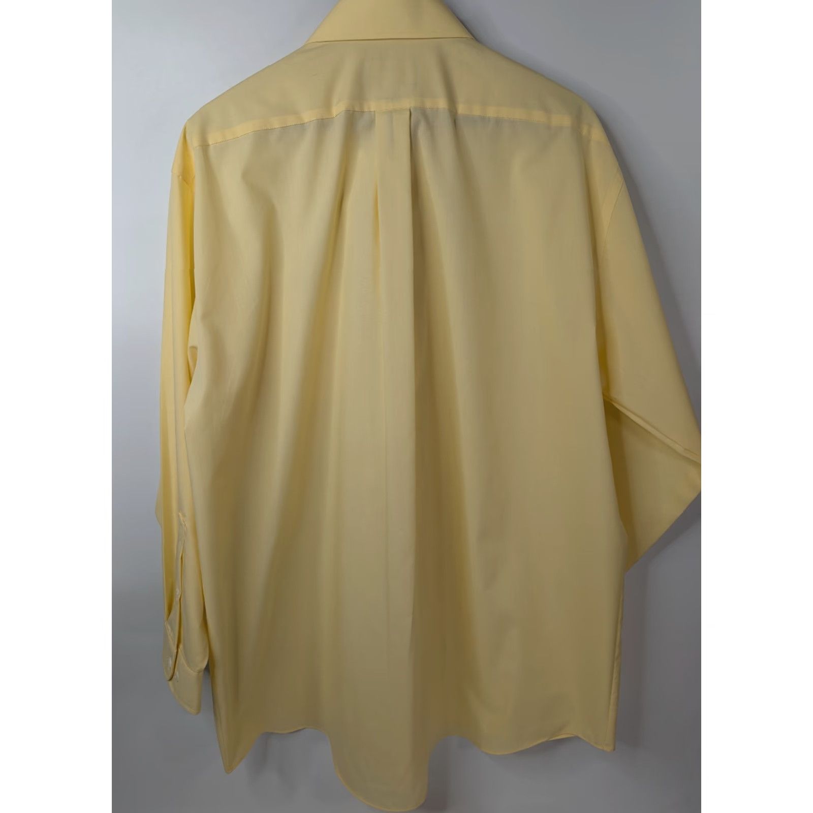Stafford Stafford Yellow Button-Up Shirt Mens 18 34-35 Long Sleeve Wrinkle Free Casual Everyday Shirt Size US XXL / EU 58 / 5 - 4 Thumbnail