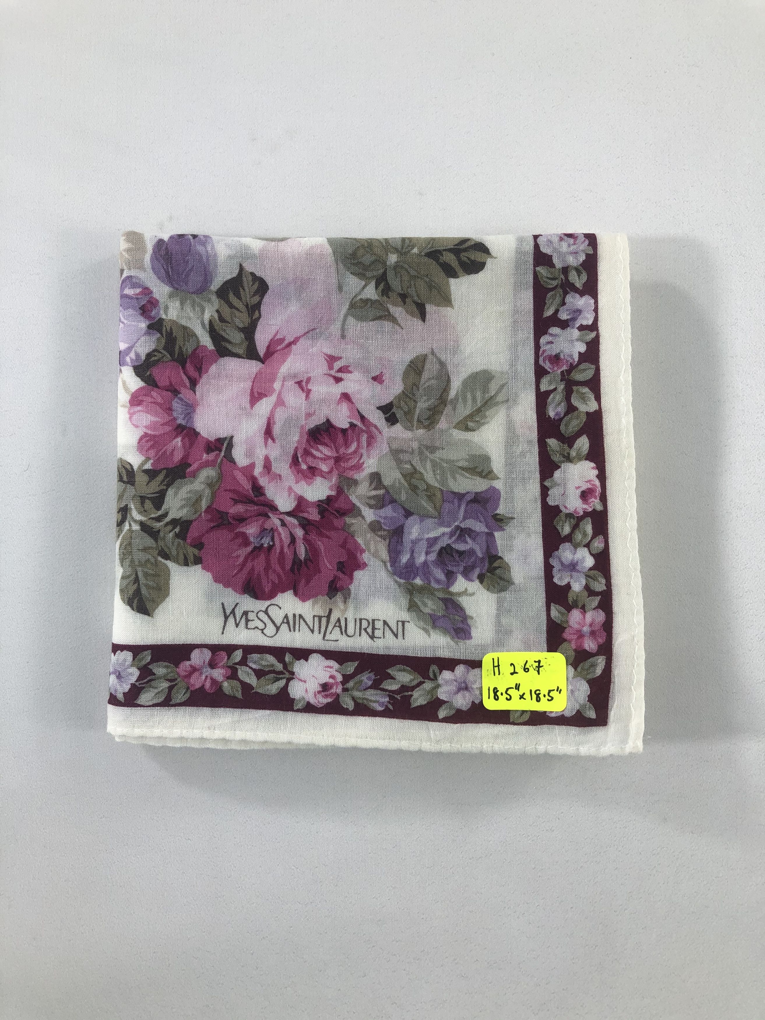 Yves Saint Laurent Yves Saint Laurent Handkerchief / Bandana / Neckerchief Size ONE SIZE - 4 Thumbnail
