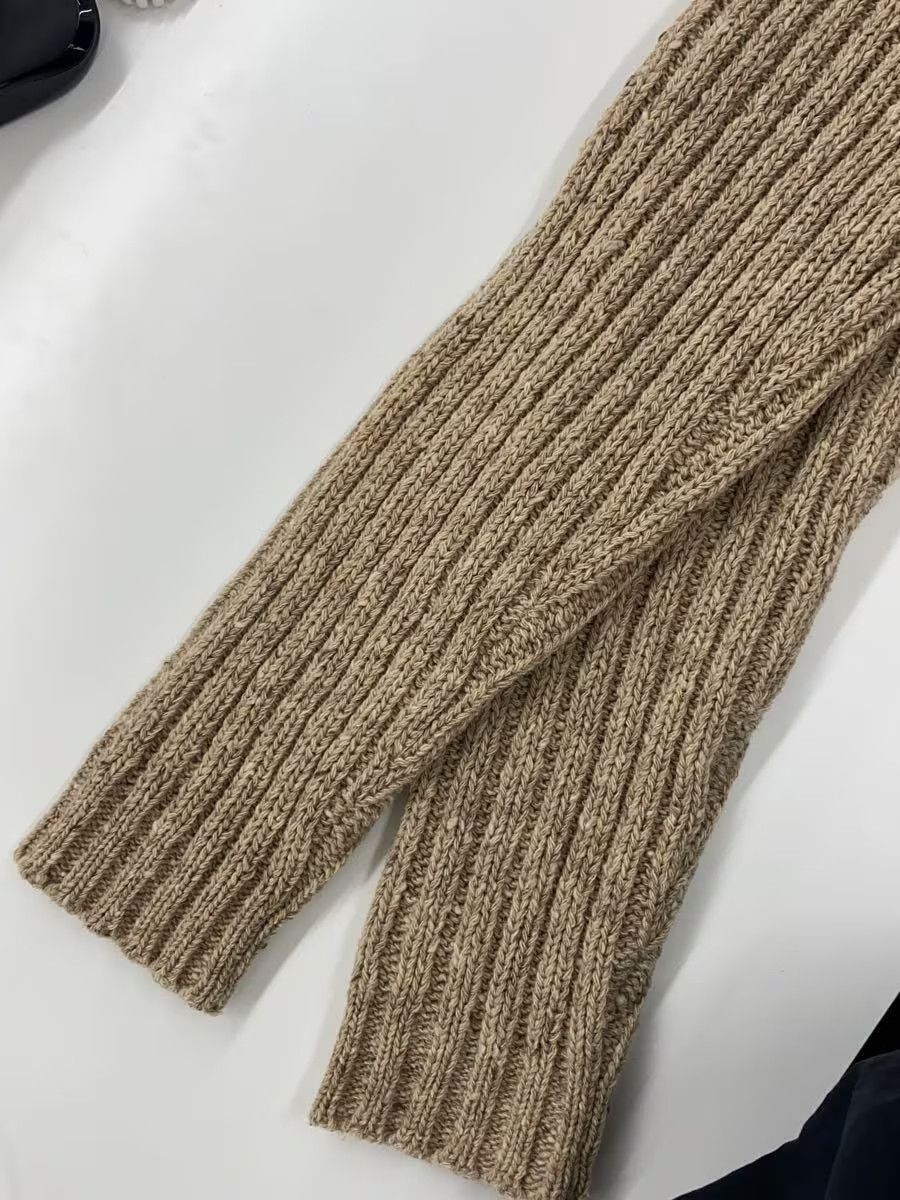 Y's for Men × Yohji Yamamoto Ribbed Wool Zip Knit Sweater Size US L / EU 52-54 / 3 - 3 Thumbnail