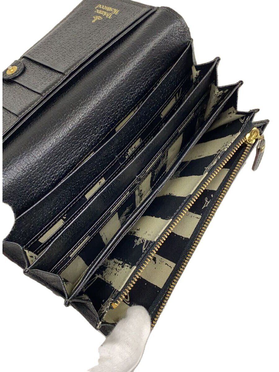 Vivienne Westwood Vivienne Westwood Plain Lthr Long Wallet Black Size ONE SIZE - 5 Thumbnail