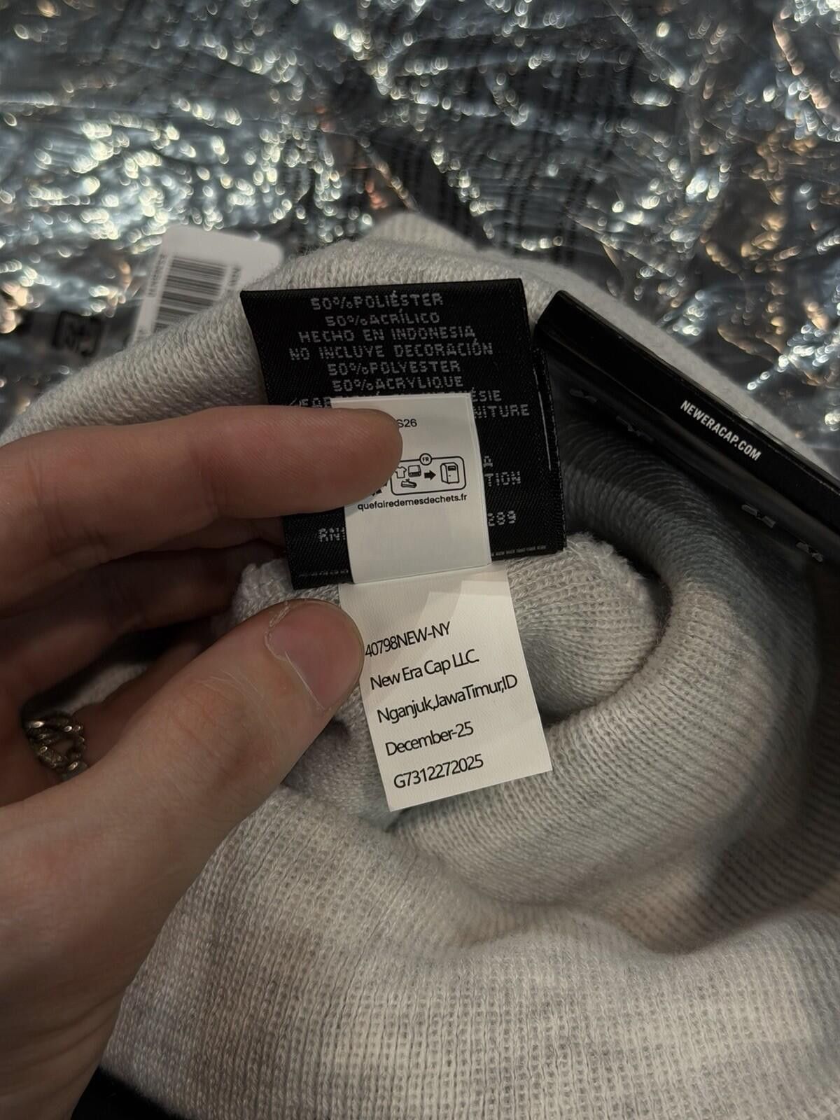 Supreme Supreme New Era Devil S Logo Beanie - Grey - Brand New Size ONE SIZE - 9 Thumbnail