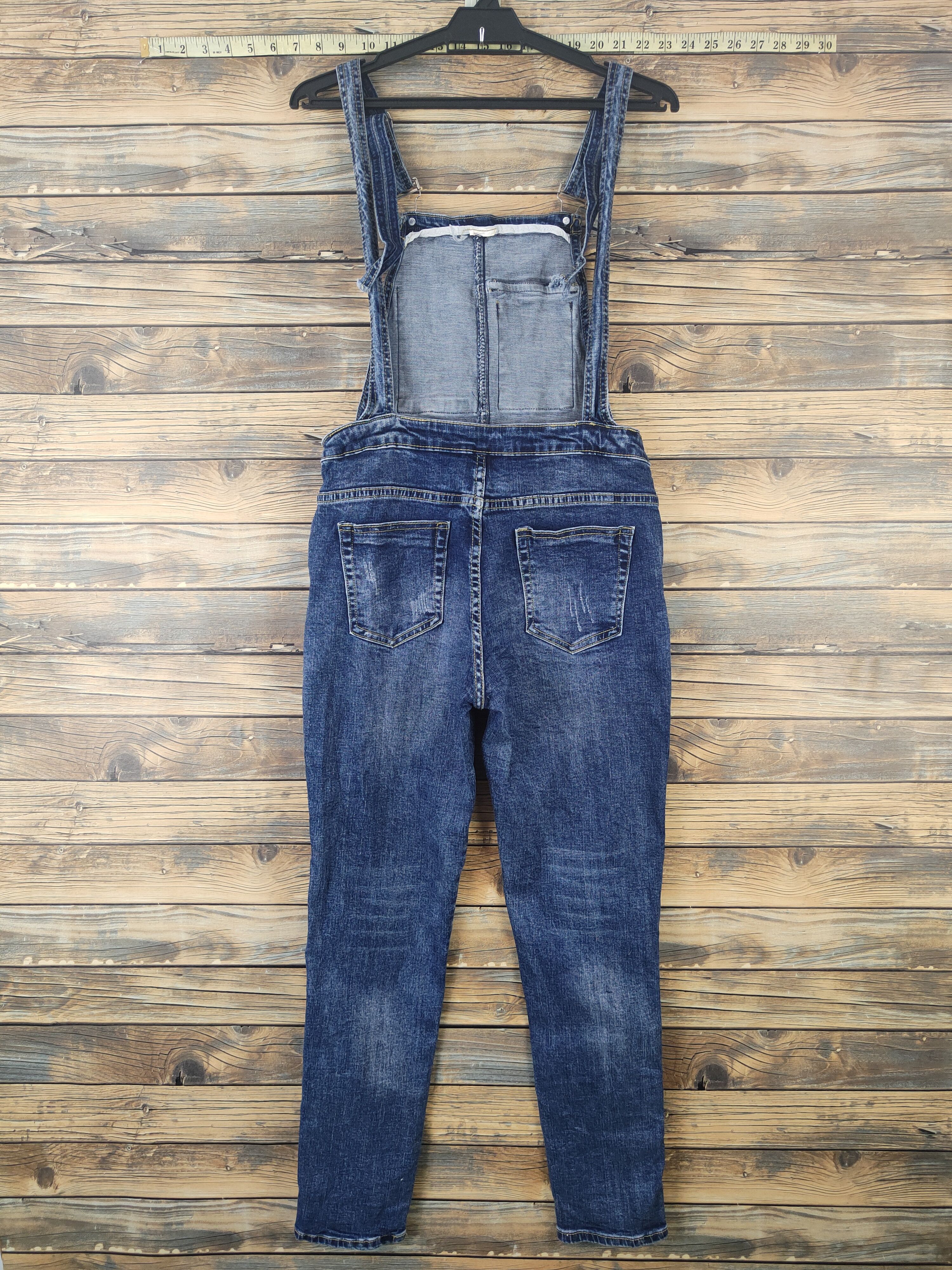 Japanese Brand × Vintage Vintage Japanese Brand Dark Blue Denim Jumpsuits Size 30" / US 8 / IT 44 - 10 Thumbnail
