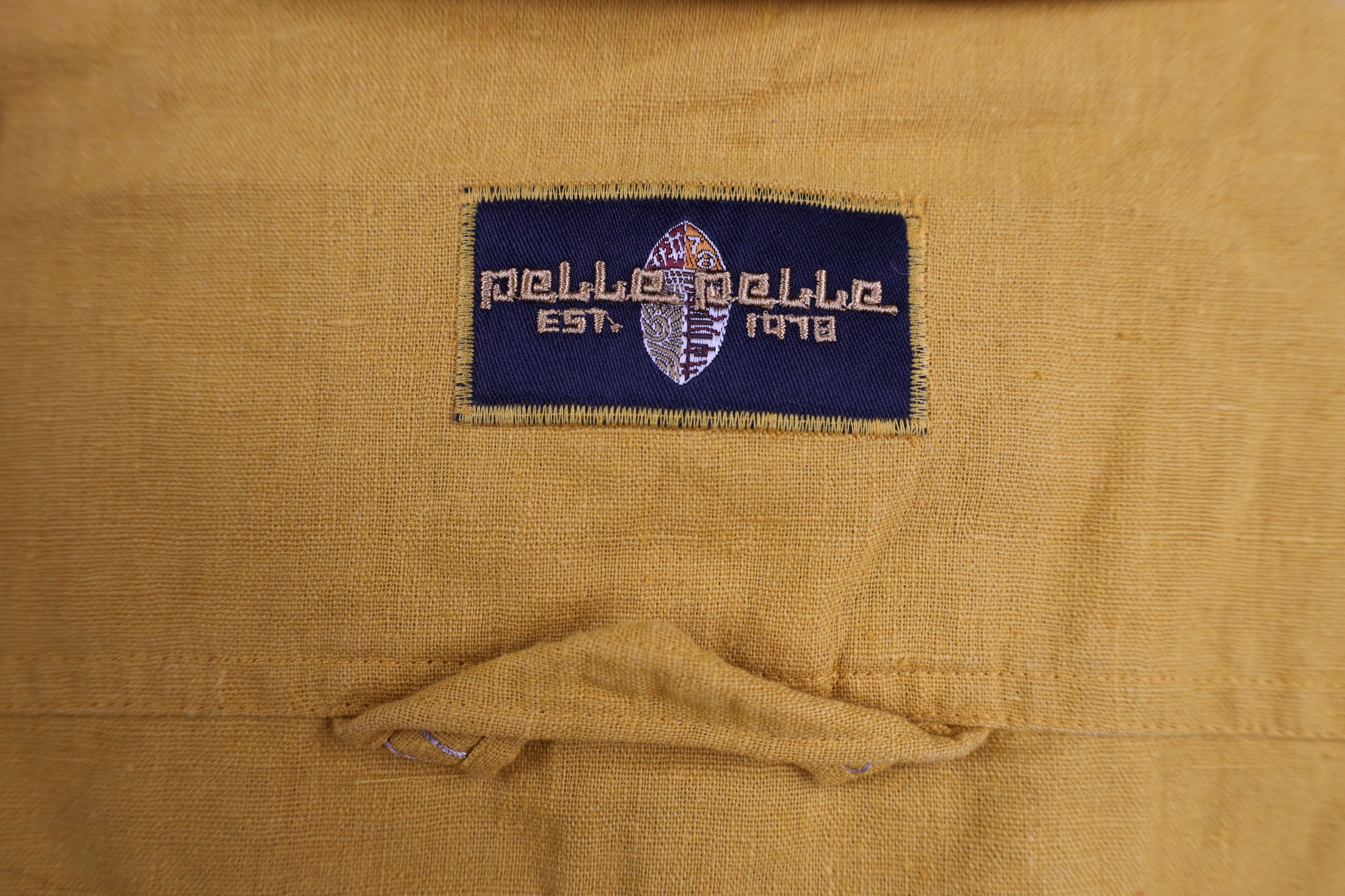 Pelle Pelle Vintage 90s Pelle Pelle Spell Baggy Collared Button Shirt Size US XL / EU 56 / 4 - 10 Thumbnail