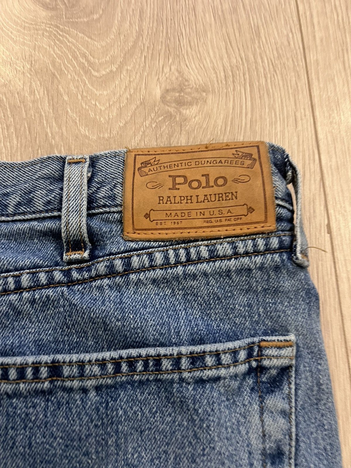 Polo Ralph Lauren × Vintage Vintage 90s Polo Ralph Lauren Denim Pants Made In USA jeans Size US 40 / EU 56 - 2 Thumbnail