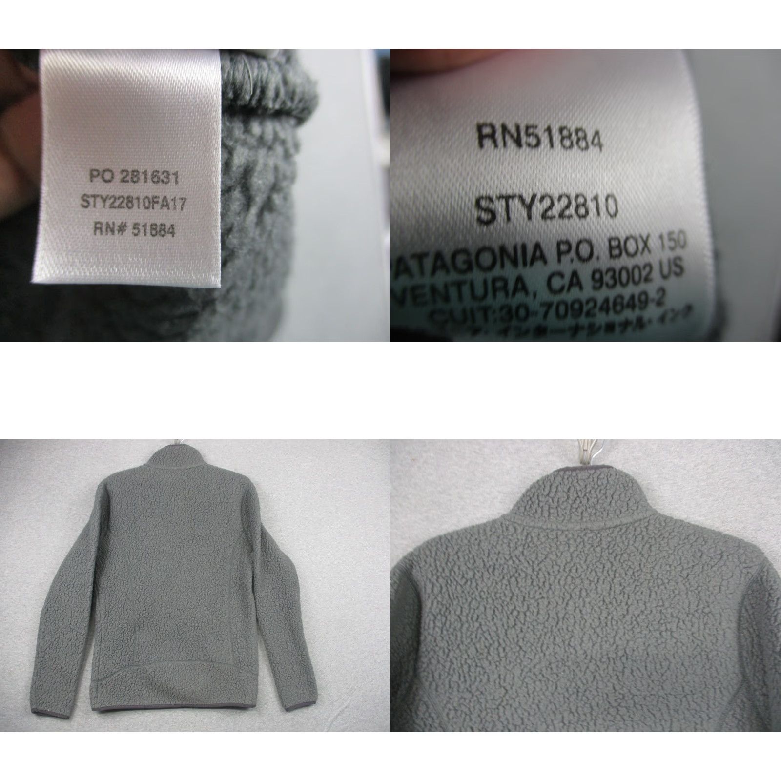 Patagonia Patagonia Sweater Pullover M’s Small Gray Retro Fleece Zip Pocket 1/2 Zip Logo Embroidered Classic Outdoor Hardwear Mens Size US S / EU 44-46 / 1 - 8 Thumbnail